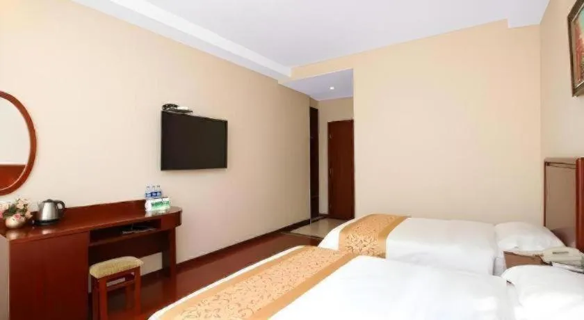 Bed in GreenTree Inn JiangSu NanJing South Railway Station South Square Express Hotel