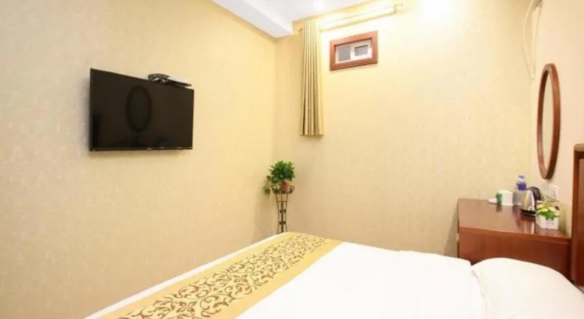 Bed in GreenTree Inn JiangSu NanJing South Railway Station South Square Express Hotel