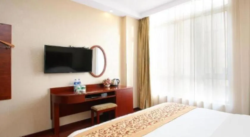 Bed in GreenTree Inn JiangSu NanJing South Railway Station South Square Express Hotel