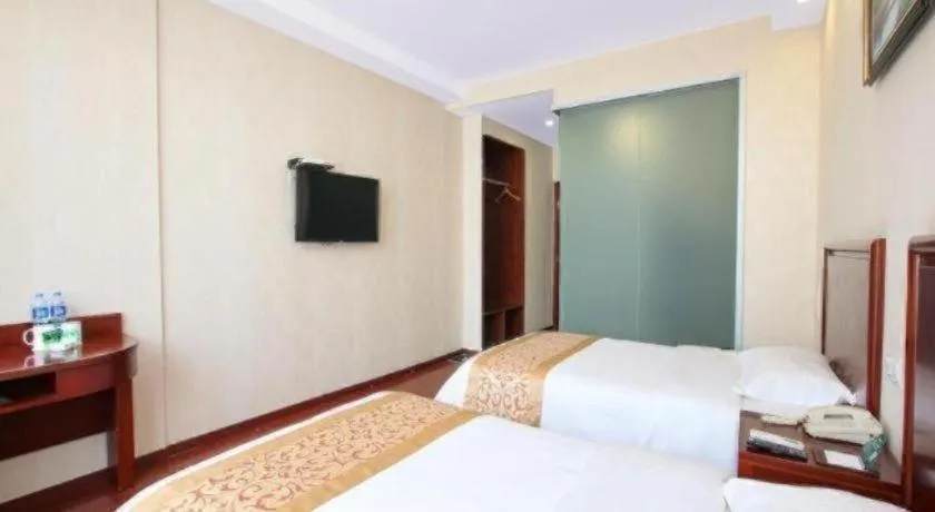 Bed in GreenTree Inn JiangSu NanJing South Railway Station South Square Express Hotel