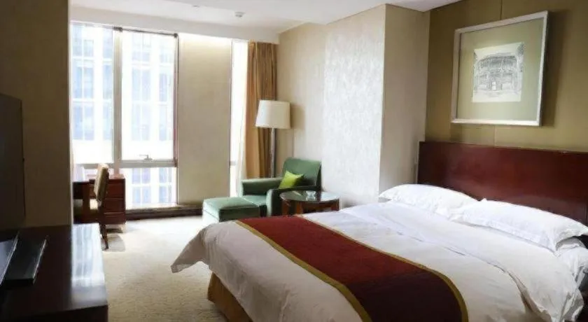 Bed in Shanxi World Trade Hotel