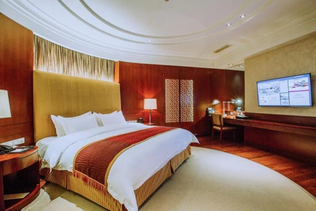Bed in Shanxi World Trade Hotel