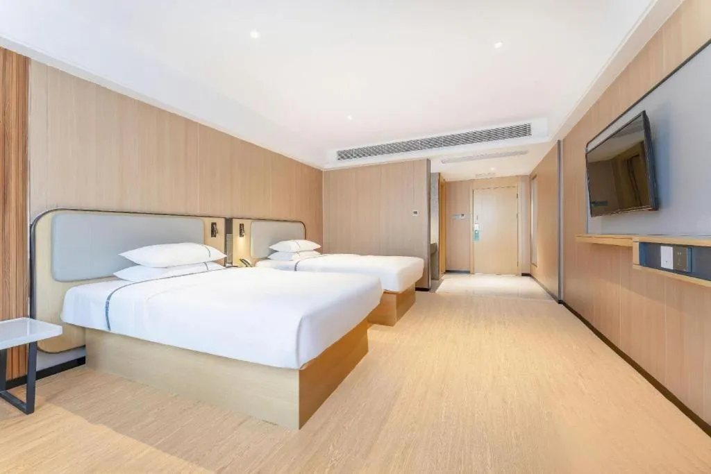 Bed in City Comfort Inn Guangzhou Jiaokou Metro Station