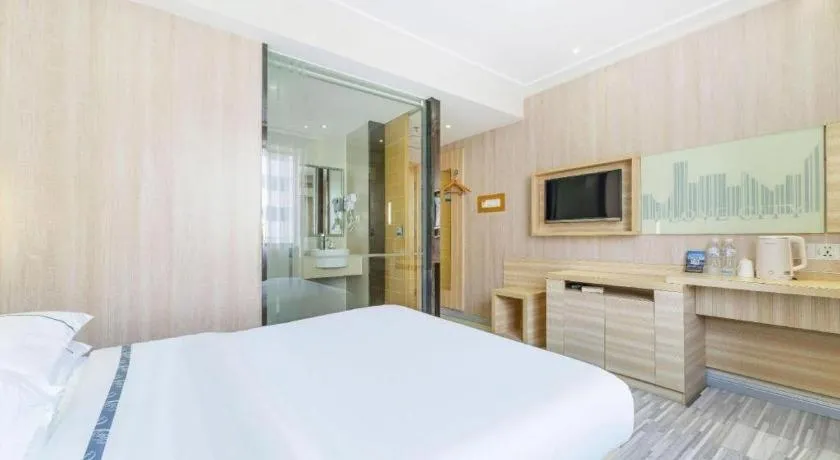 Bed in City Comfort Inn Guangzhou Jiaokou Metro Station