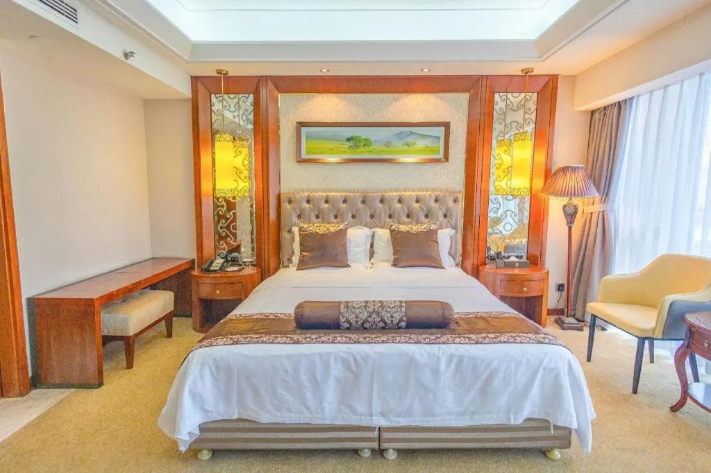 Bed in Inner Mongolia Hotel Forbidden City