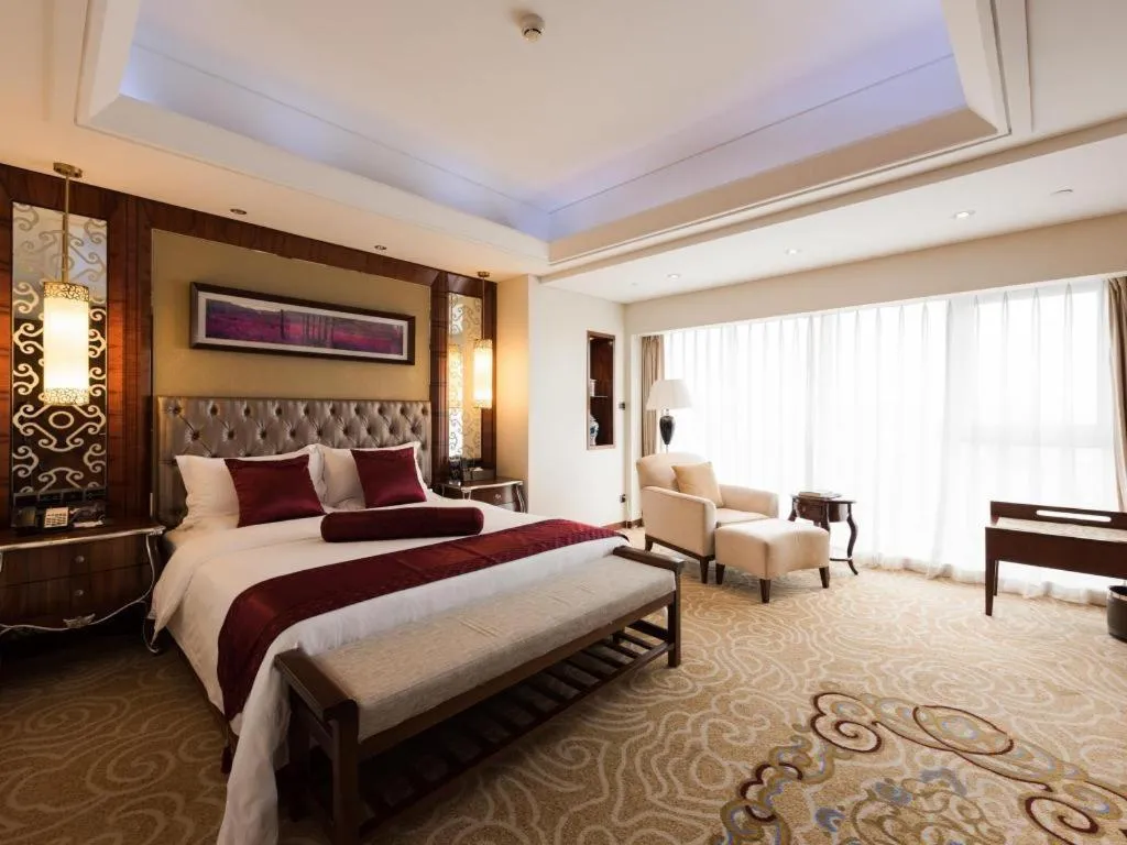 Bed in Inner Mongolia Hotel Forbidden City