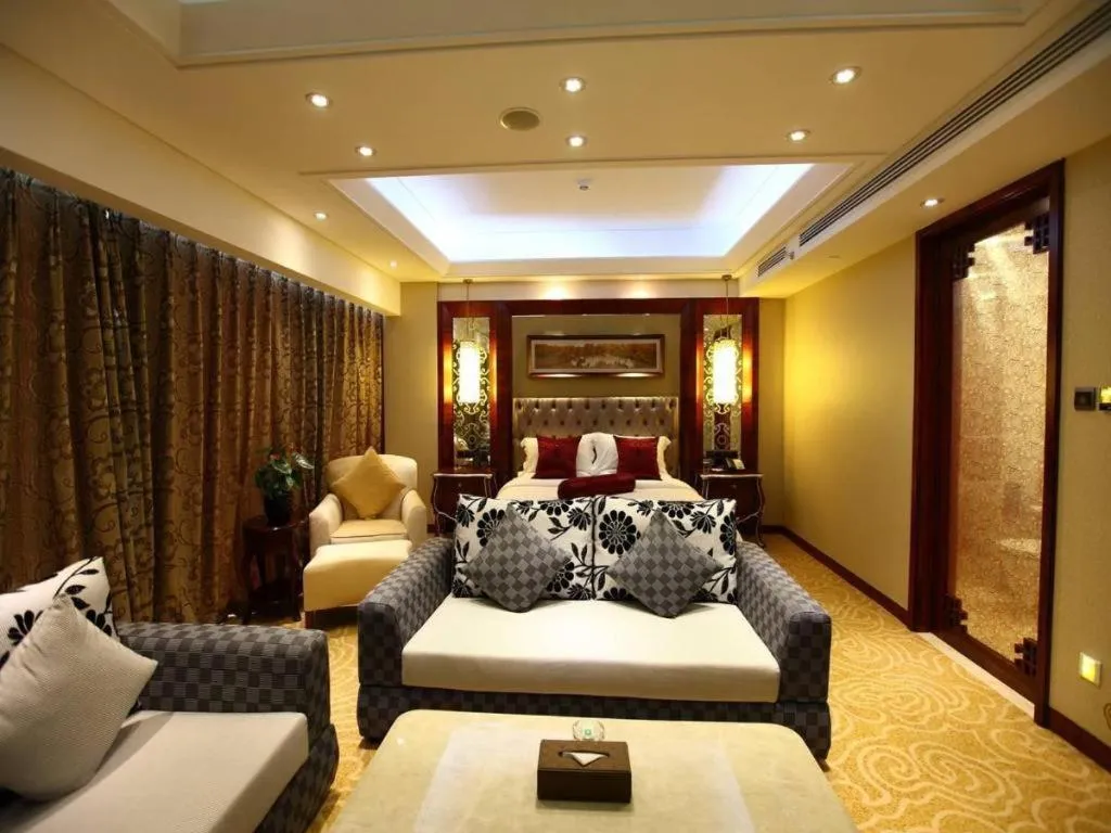 Bed in Inner Mongolia Hotel Forbidden City