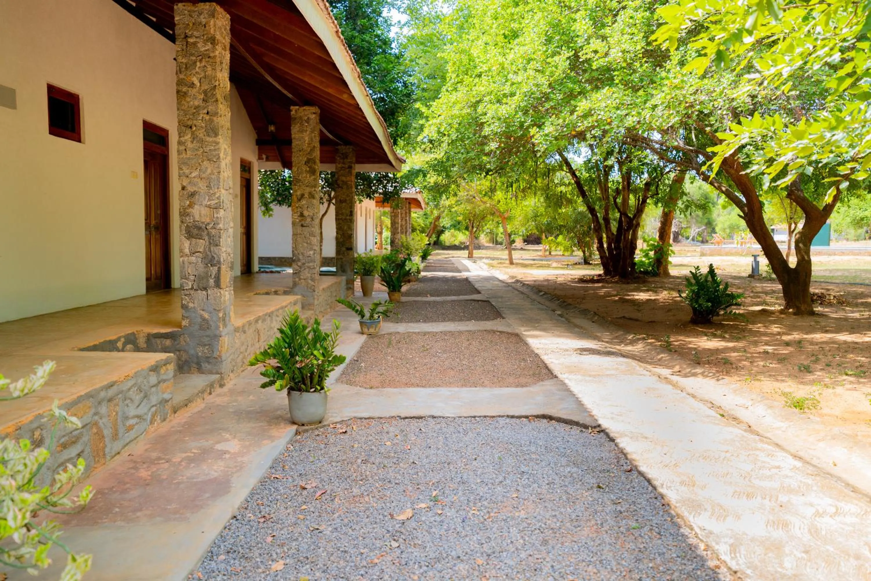 Garden view in Pothana Village