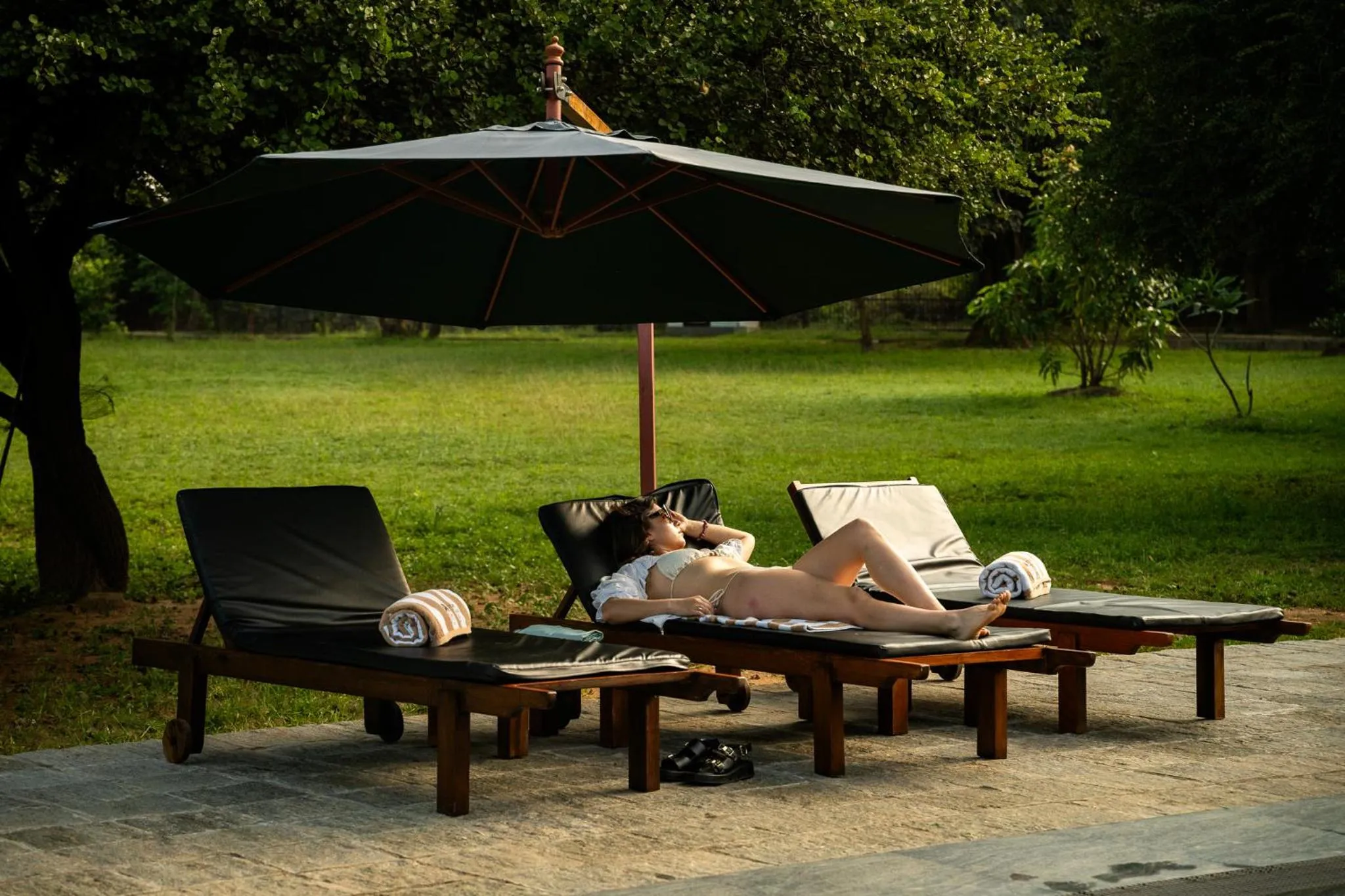 Swimming pool in Pothana Village