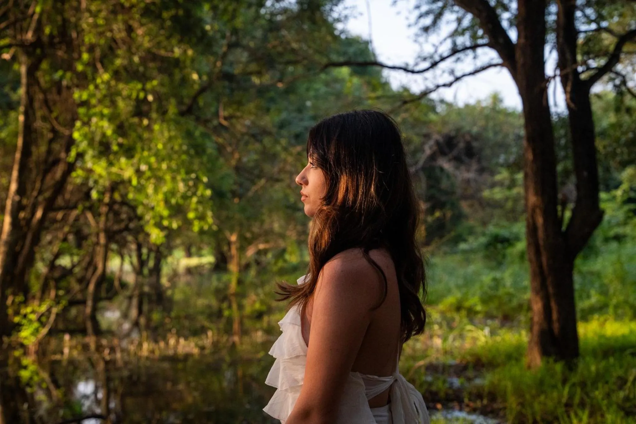 Lake view in Pothana Village