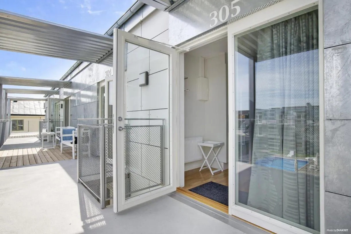 Patio in Kolgården - Visby Lägenhetshotell