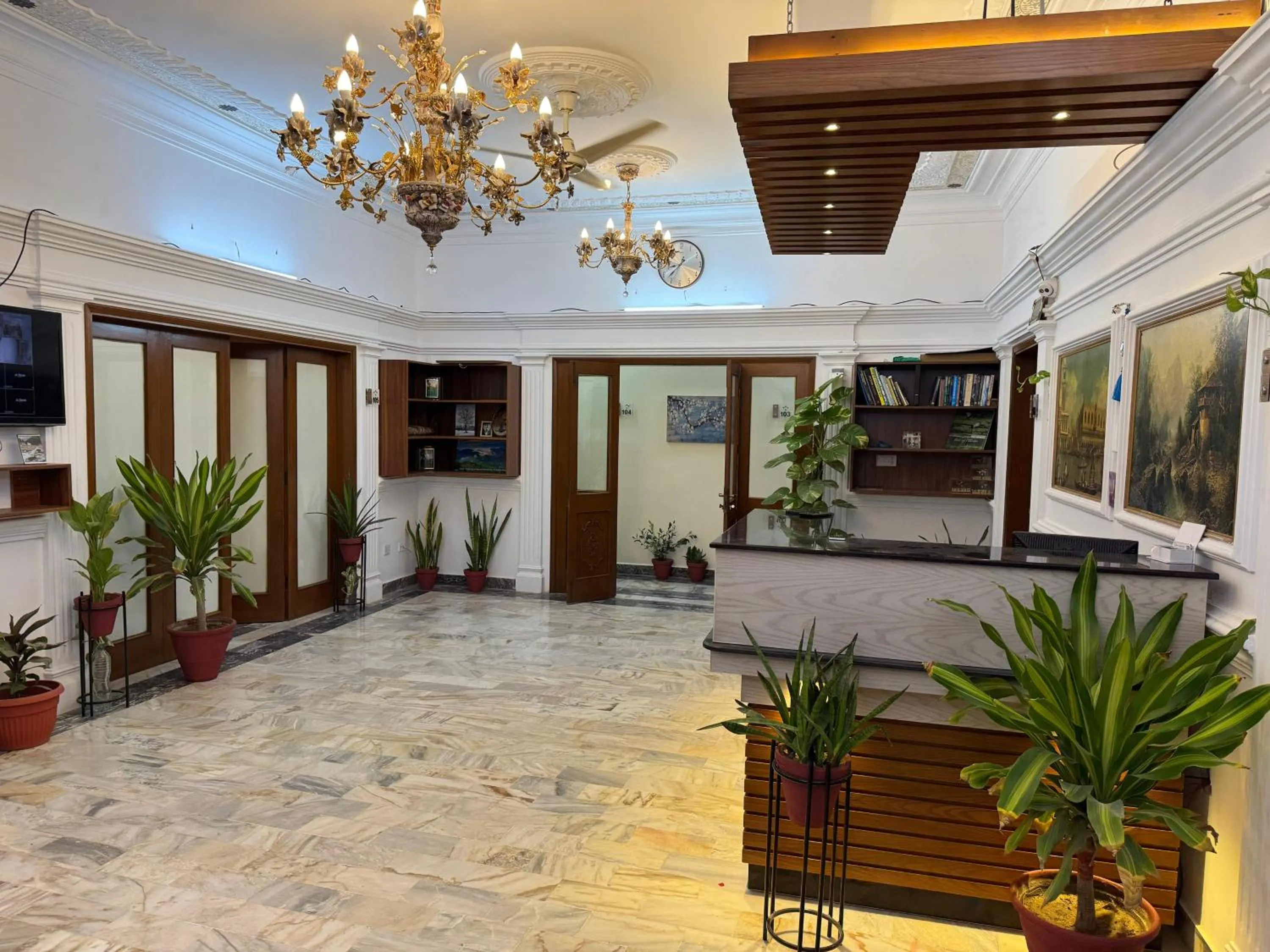 Lobby or reception in White House Karachi