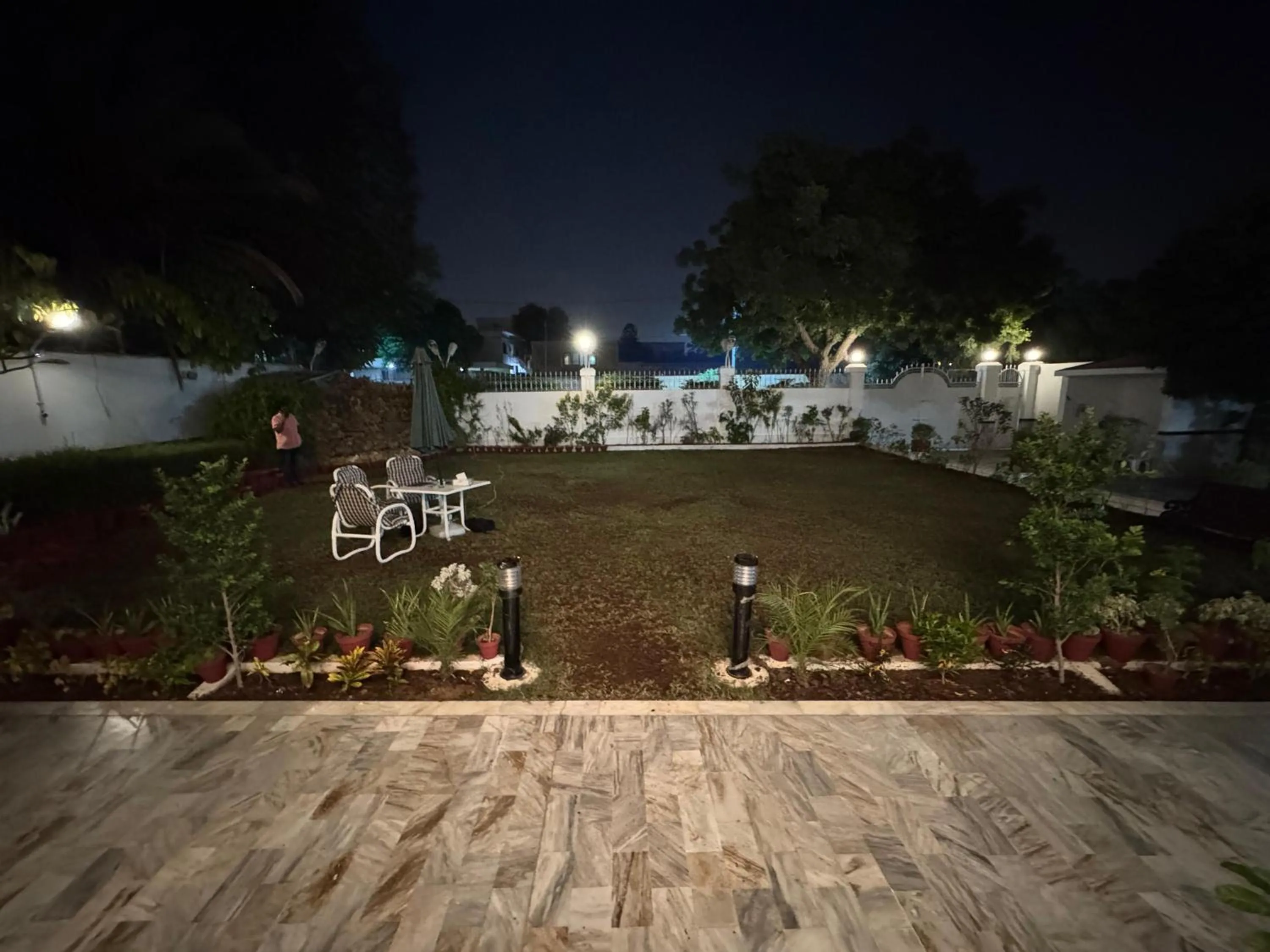 Garden in White House Karachi