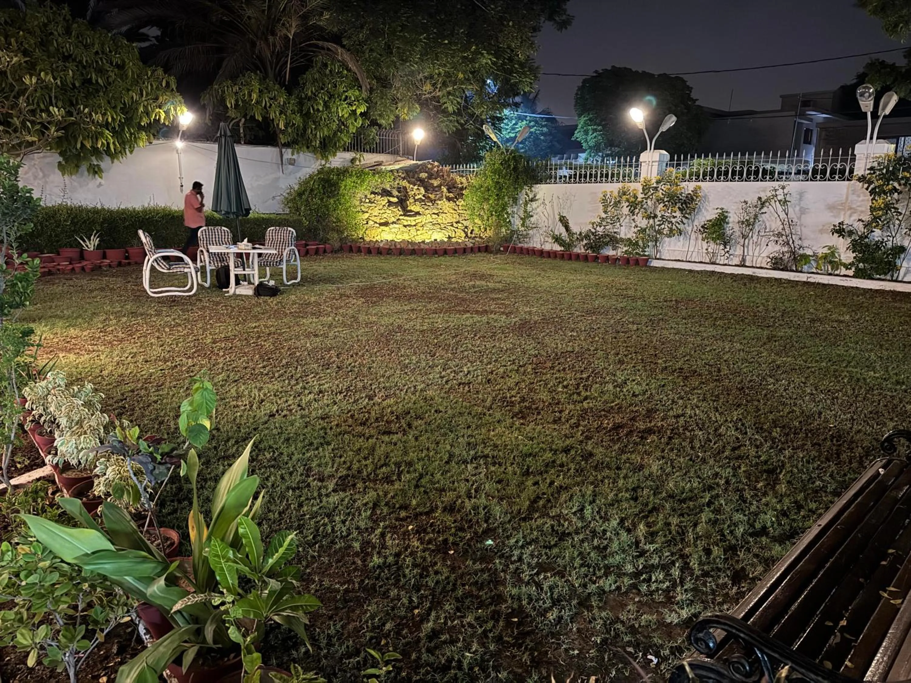 Garden in White House Karachi