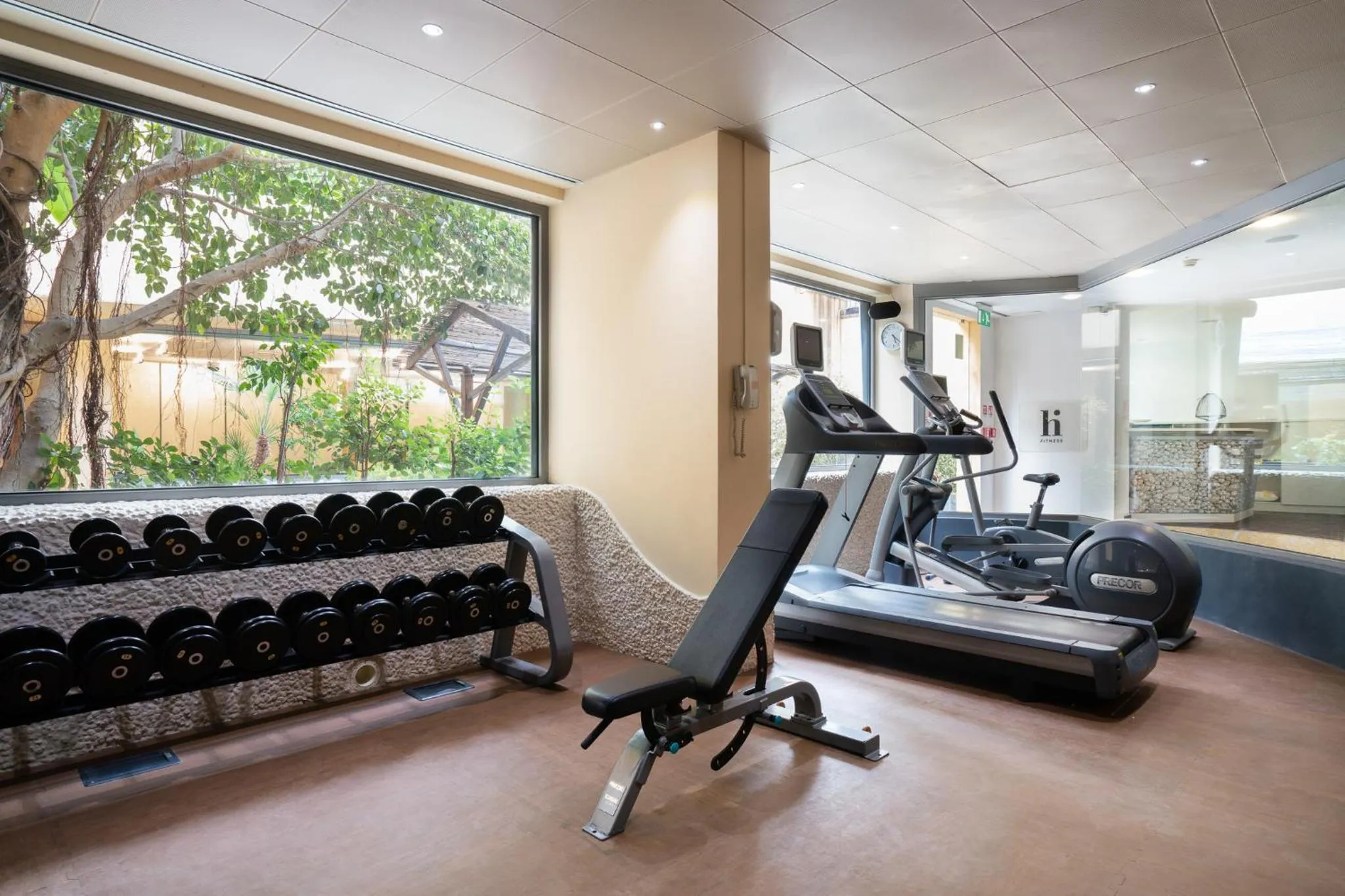 Fitness centre/facilities in Hi Hotel Bari