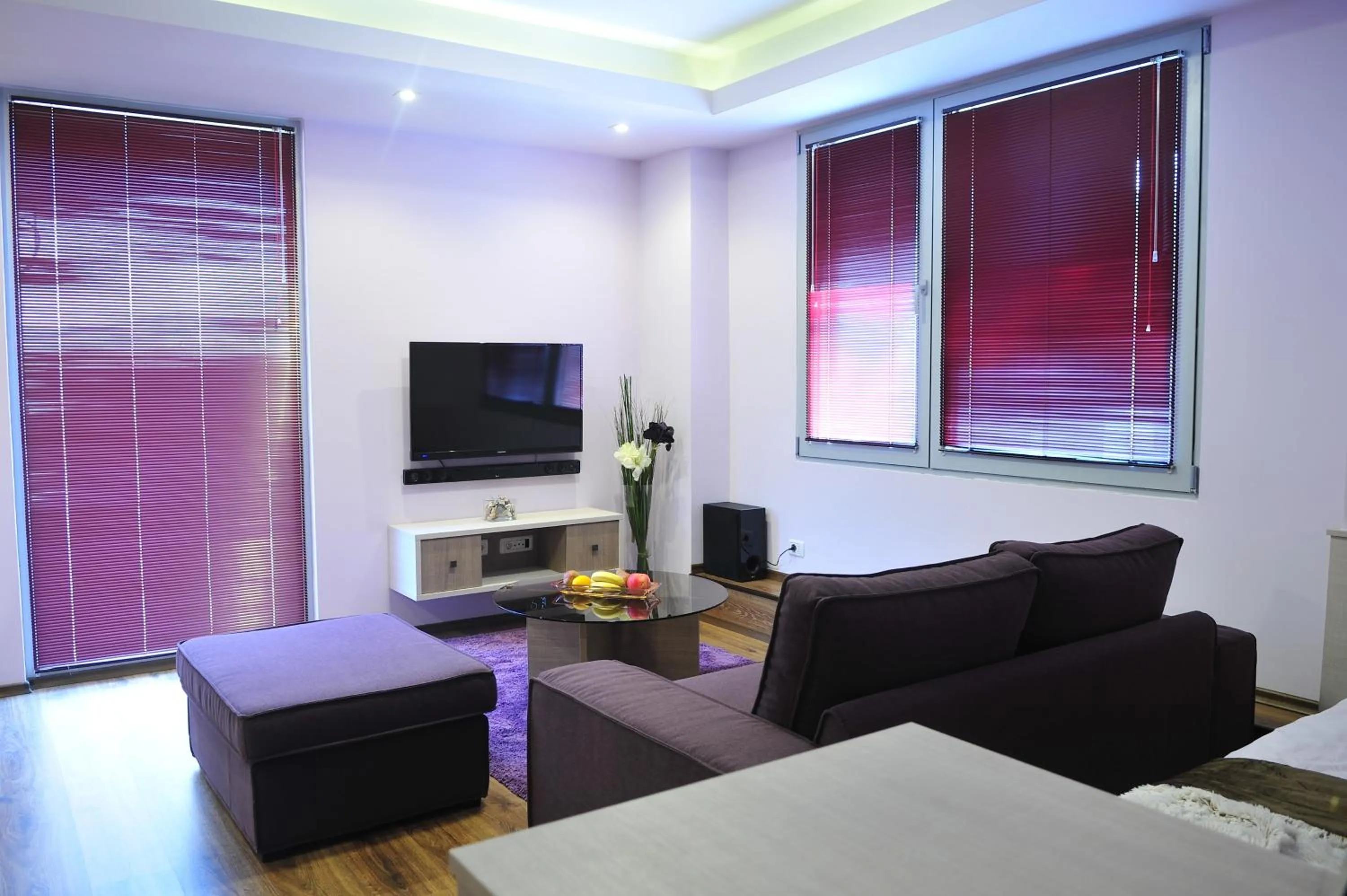 Living room, Bed in Joan Apartments & Spa