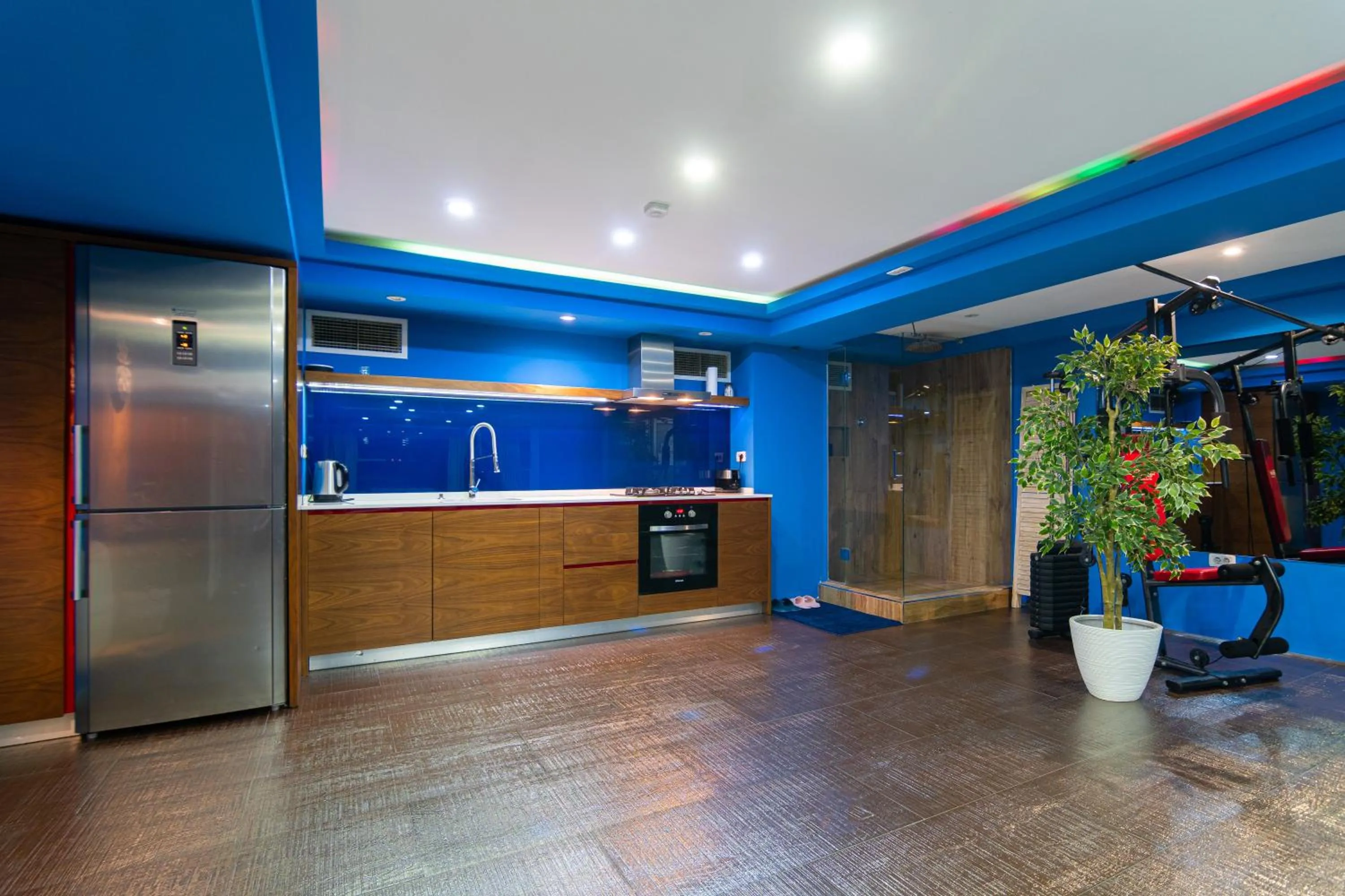 Kitchen or kitchenette in Joan Apartments & Spa