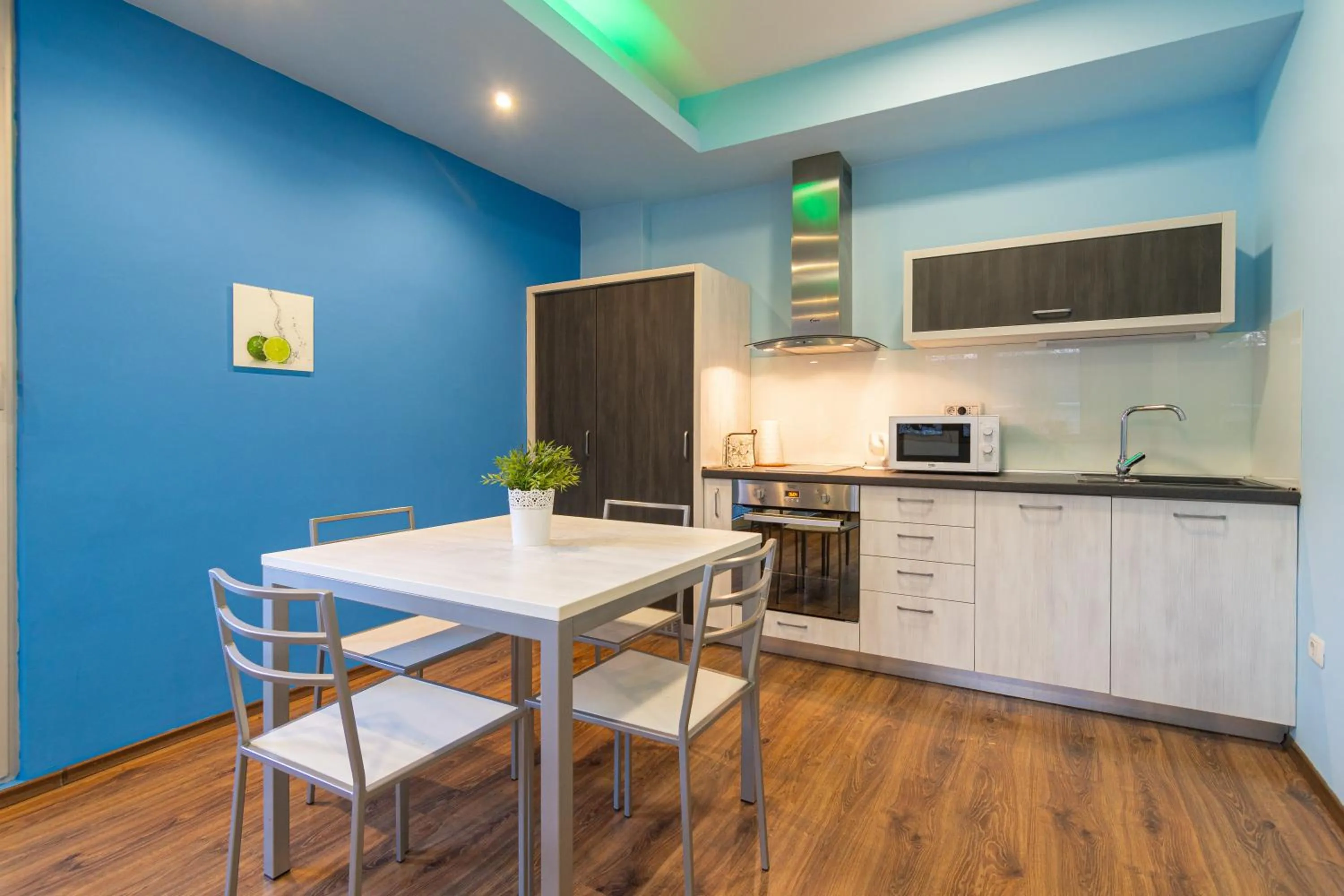 Kitchen or kitchenette in Joan Apartments & Spa