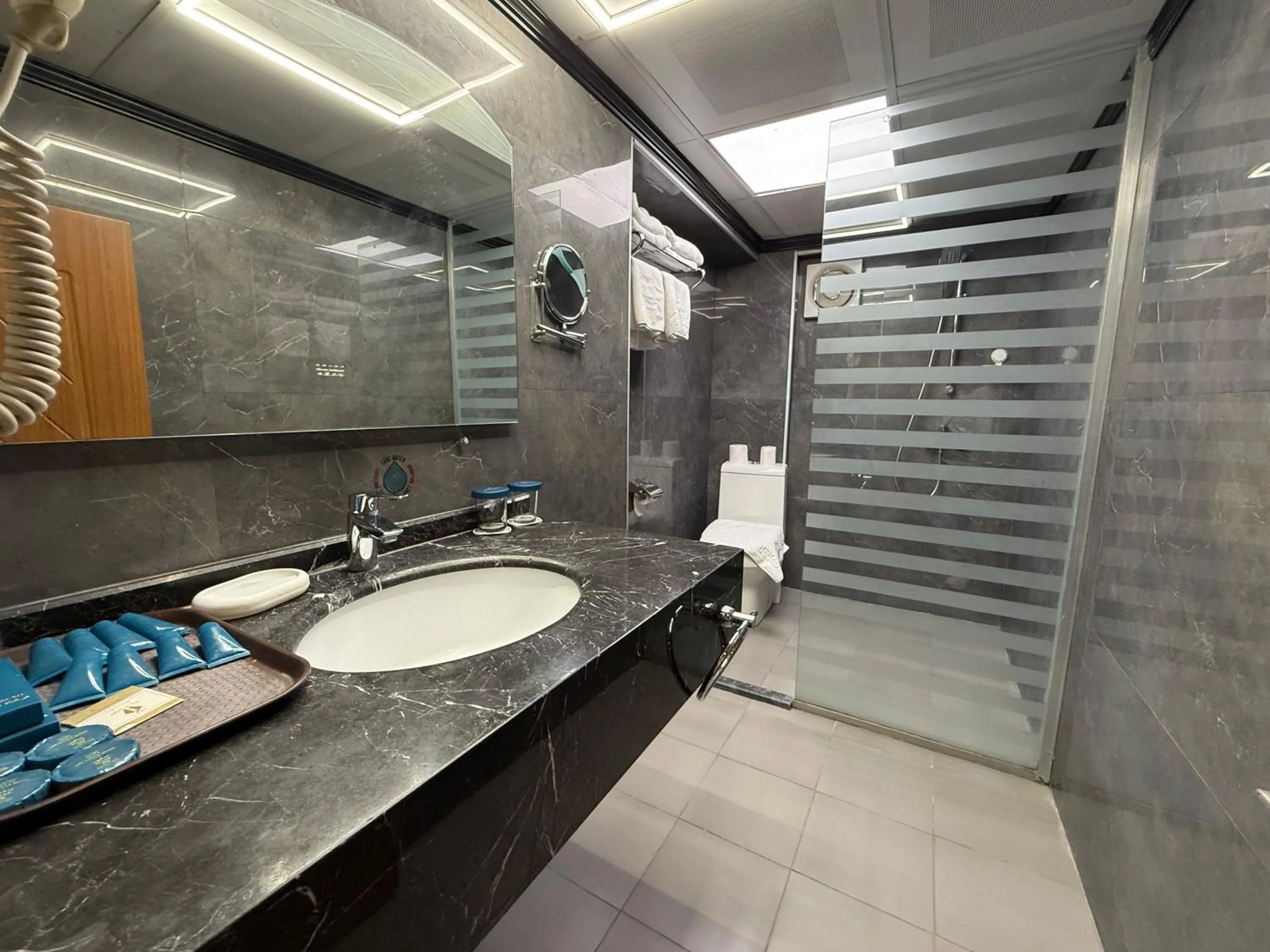 Shower in Abu Sanaa Hotel