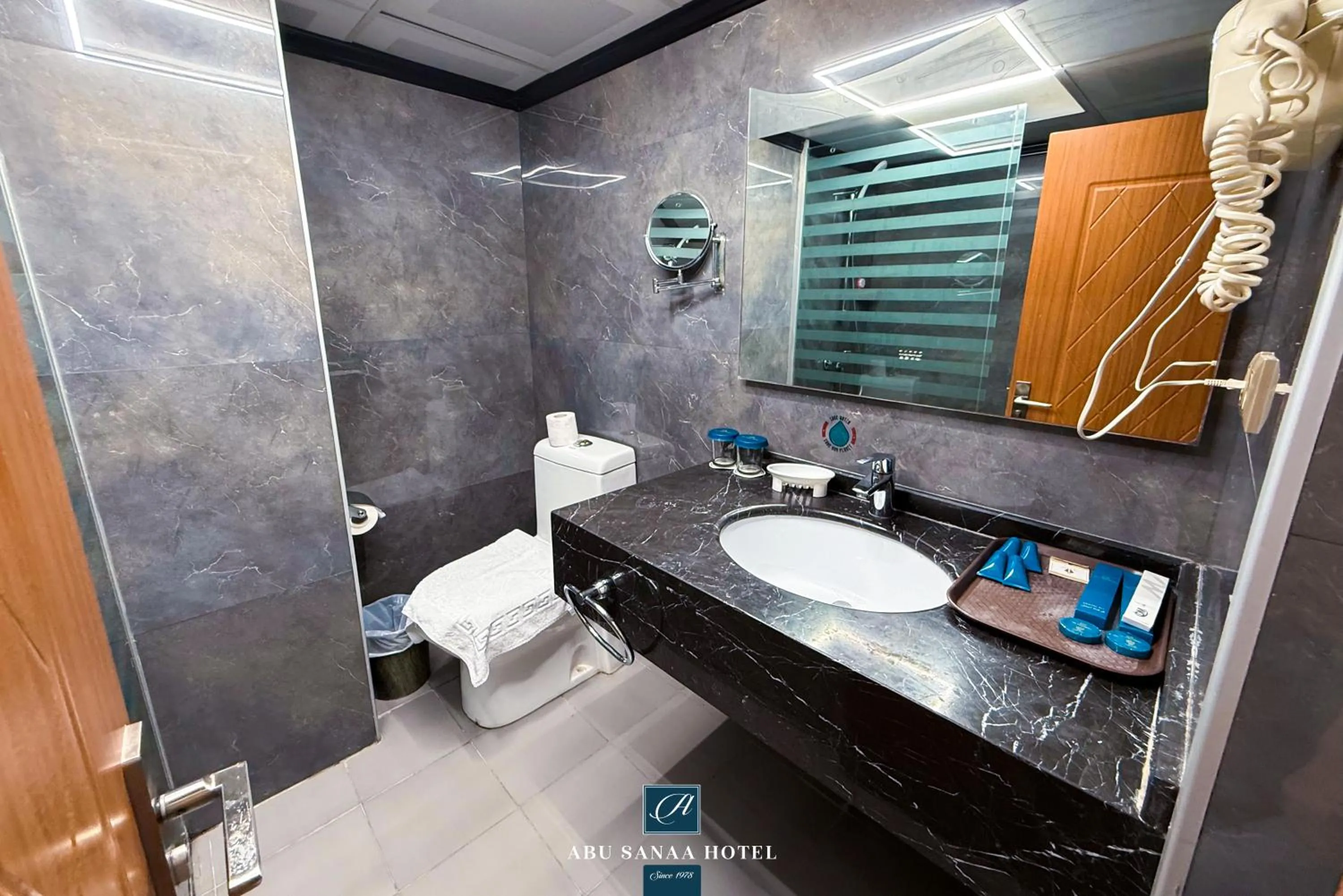 Shower in Abu Sanaa Hotel