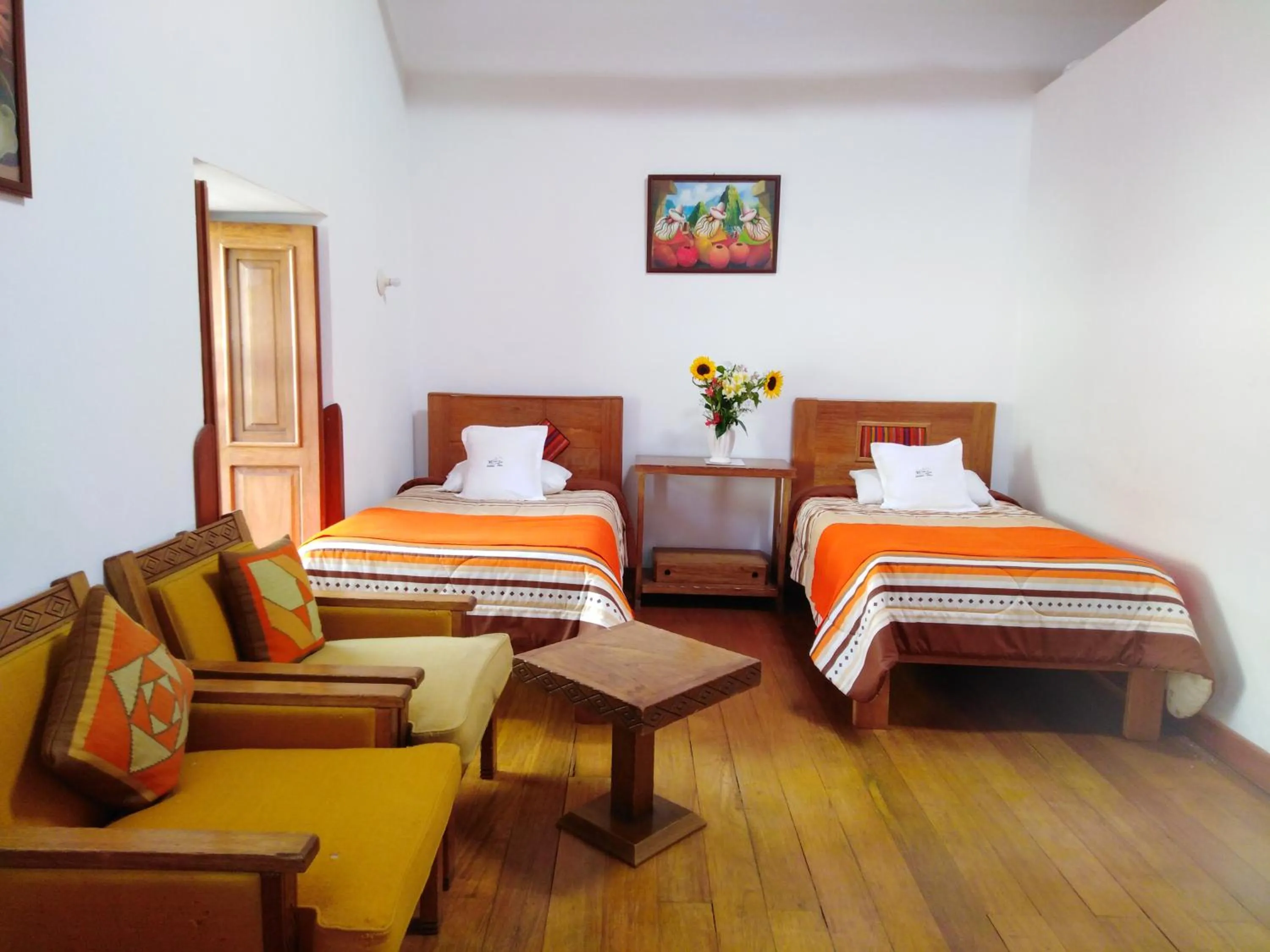Photo of the whole room, Bed in Casa San Pedro Cusco