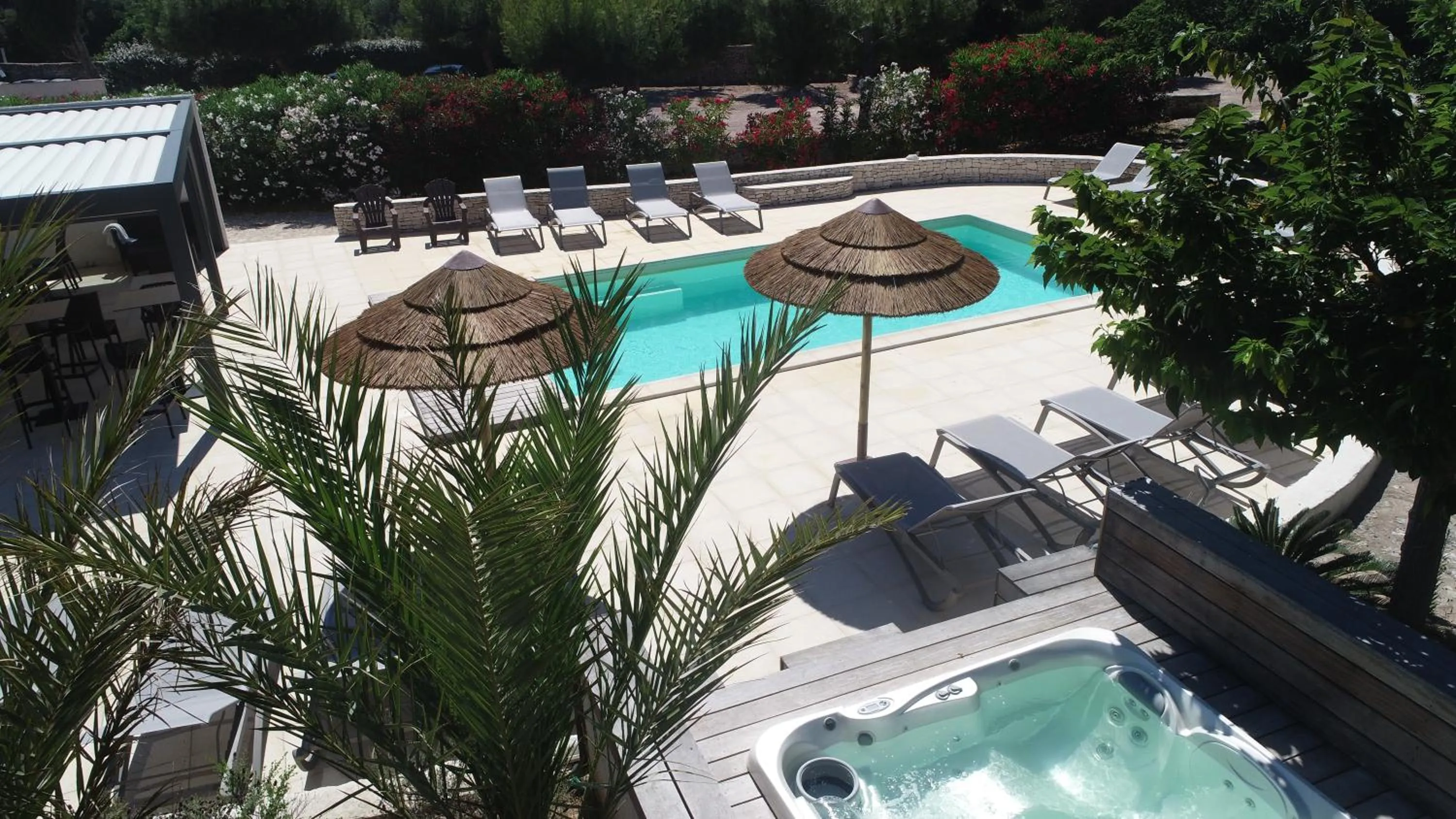 Patio in Hôtel Padolo