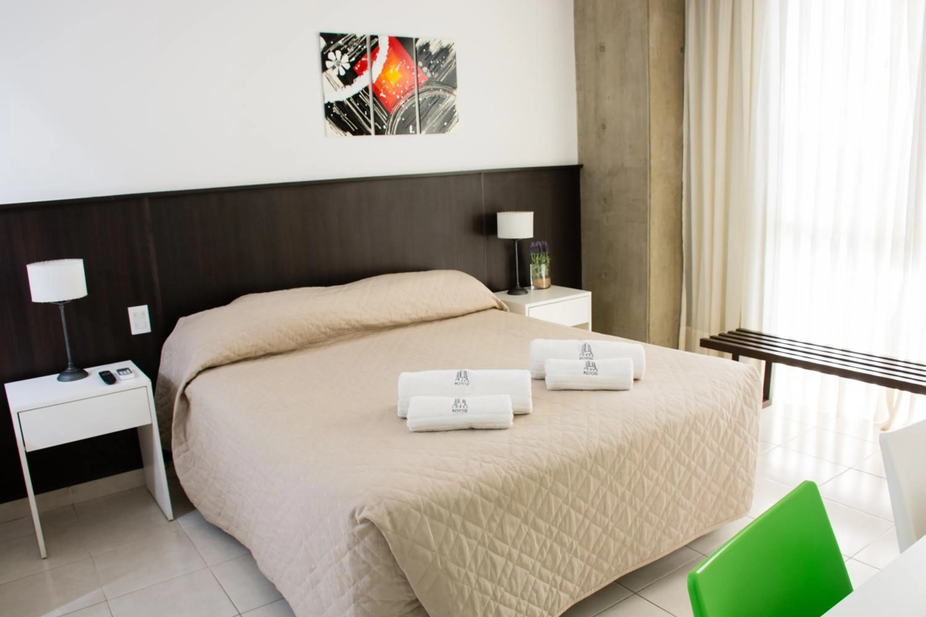 Bed in Torre Potosi Departamentos