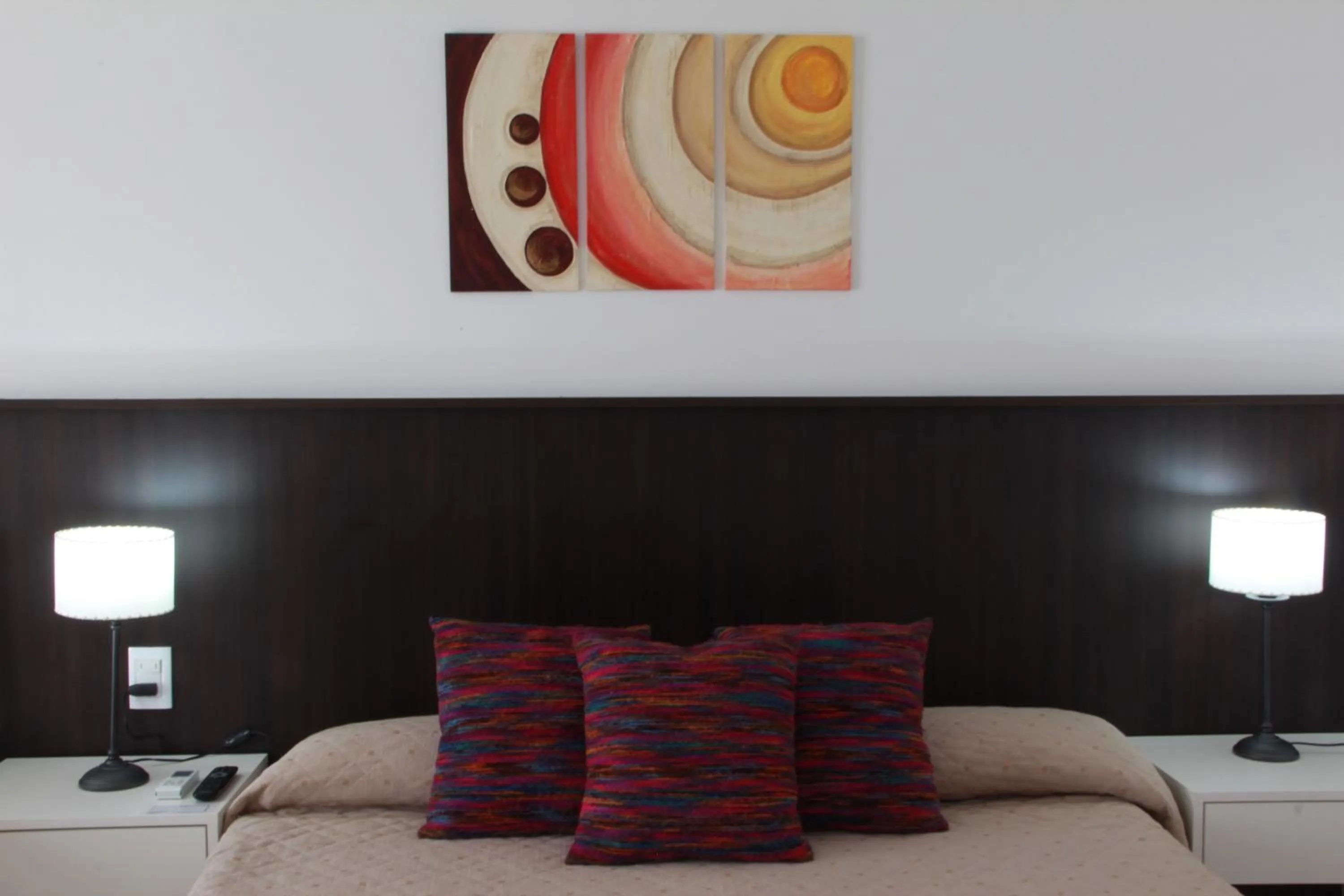 Decorative detail, Bed in Torre Potosi Departamentos