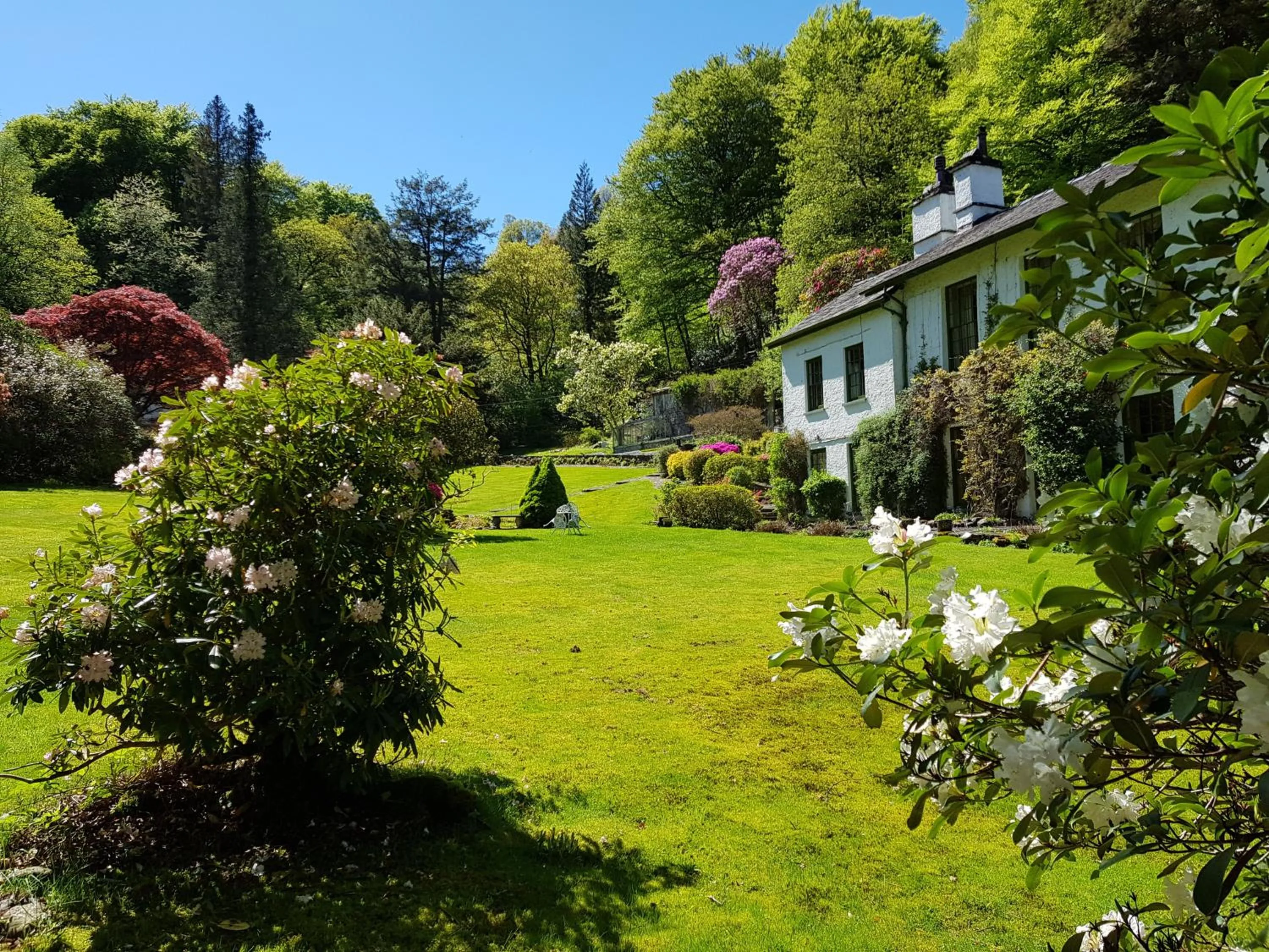 Garden in Foxghyll Country House