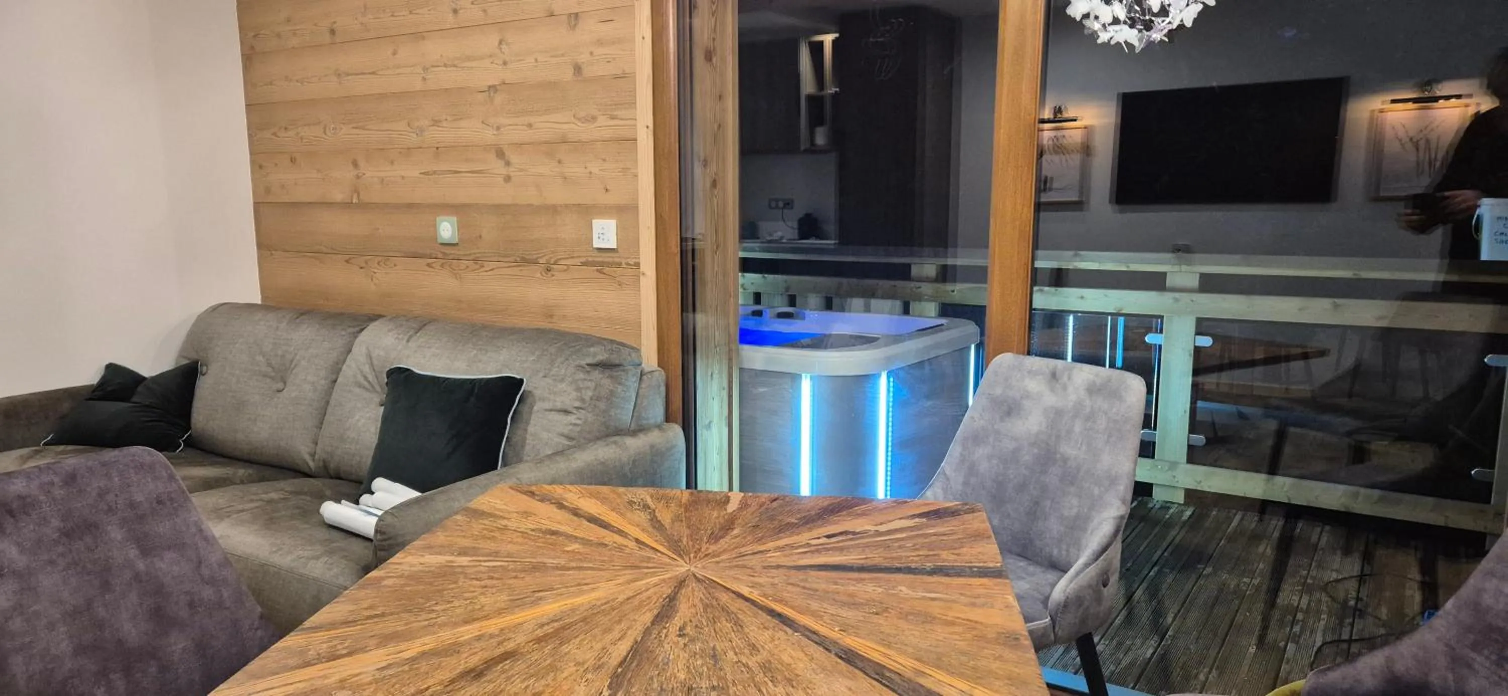 Living room in L'Or du Lac