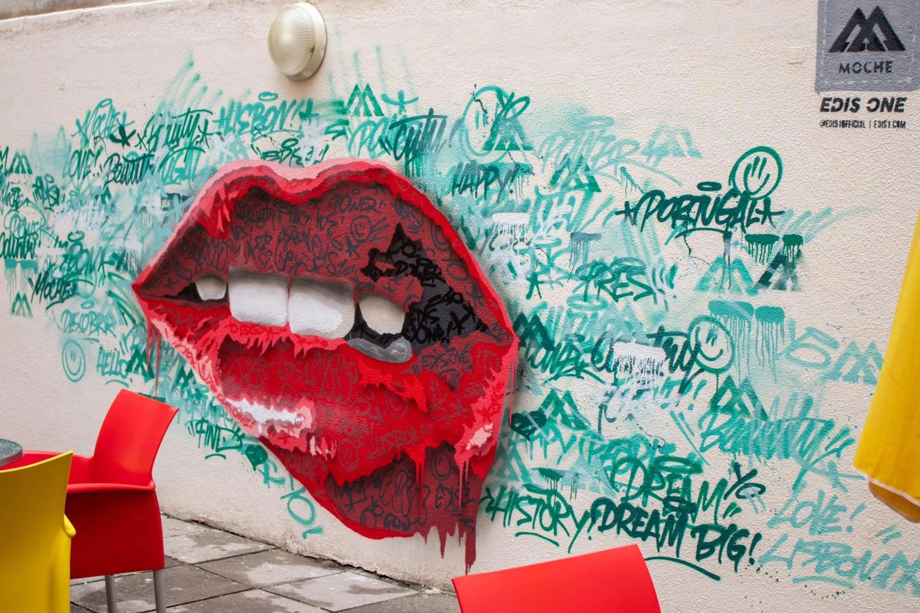 Balcony/Terrace in HI Lisboa - Pousada de Juventude