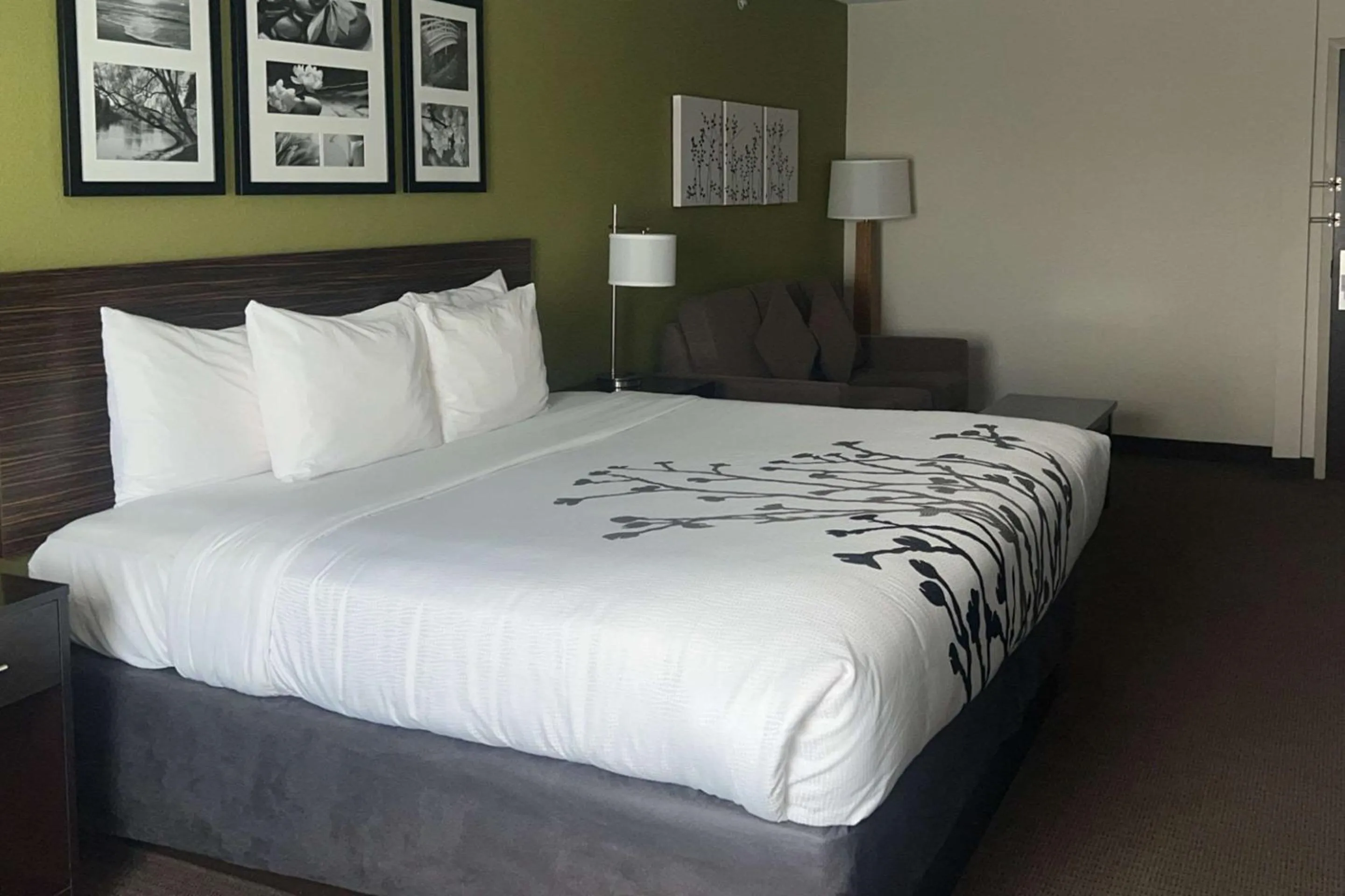 Bedroom, Bed in Sleep Inn & Suites