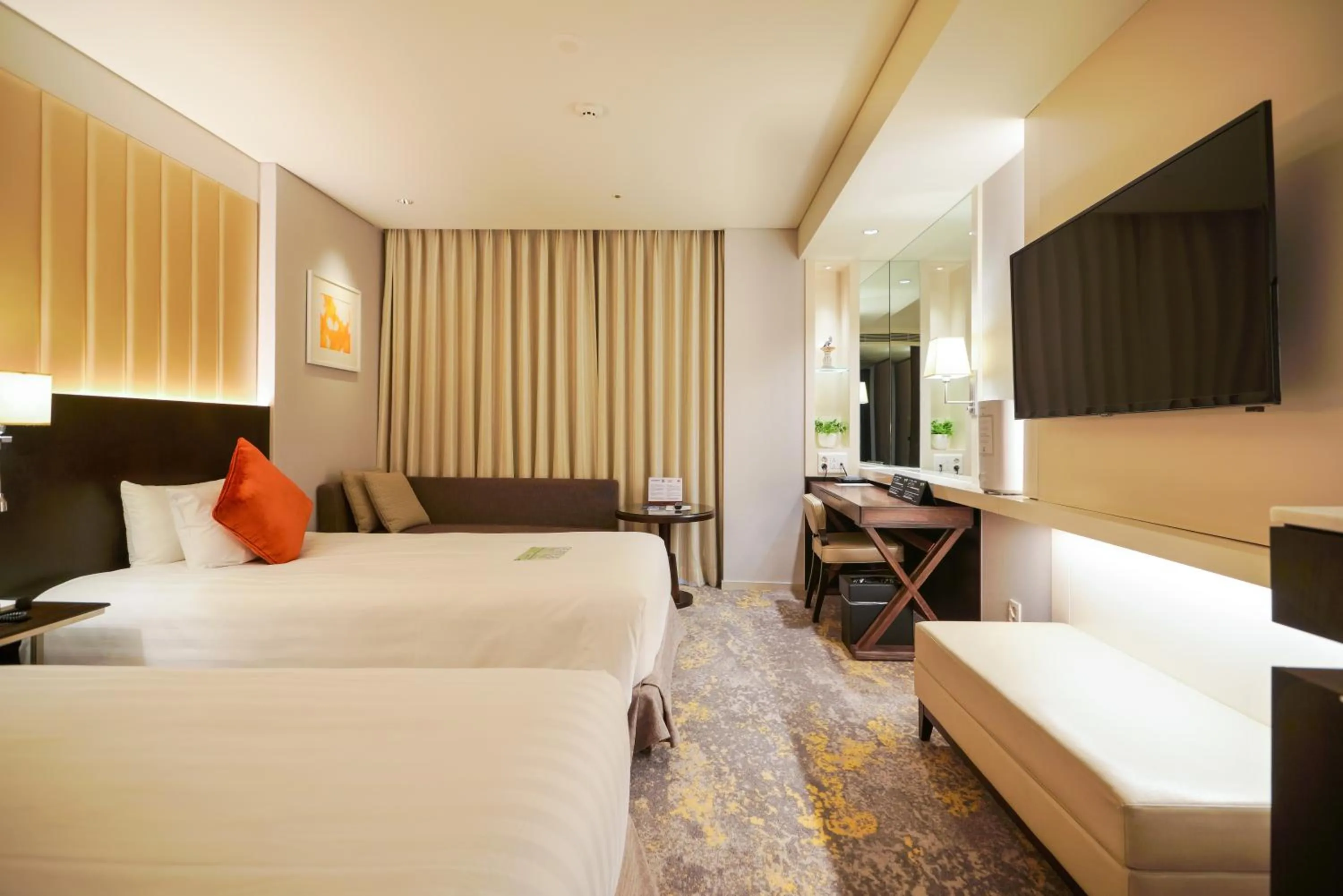 Bed in Solaria Nishitetsu Hotel Seoul Myeongdong - Renovated in 2025