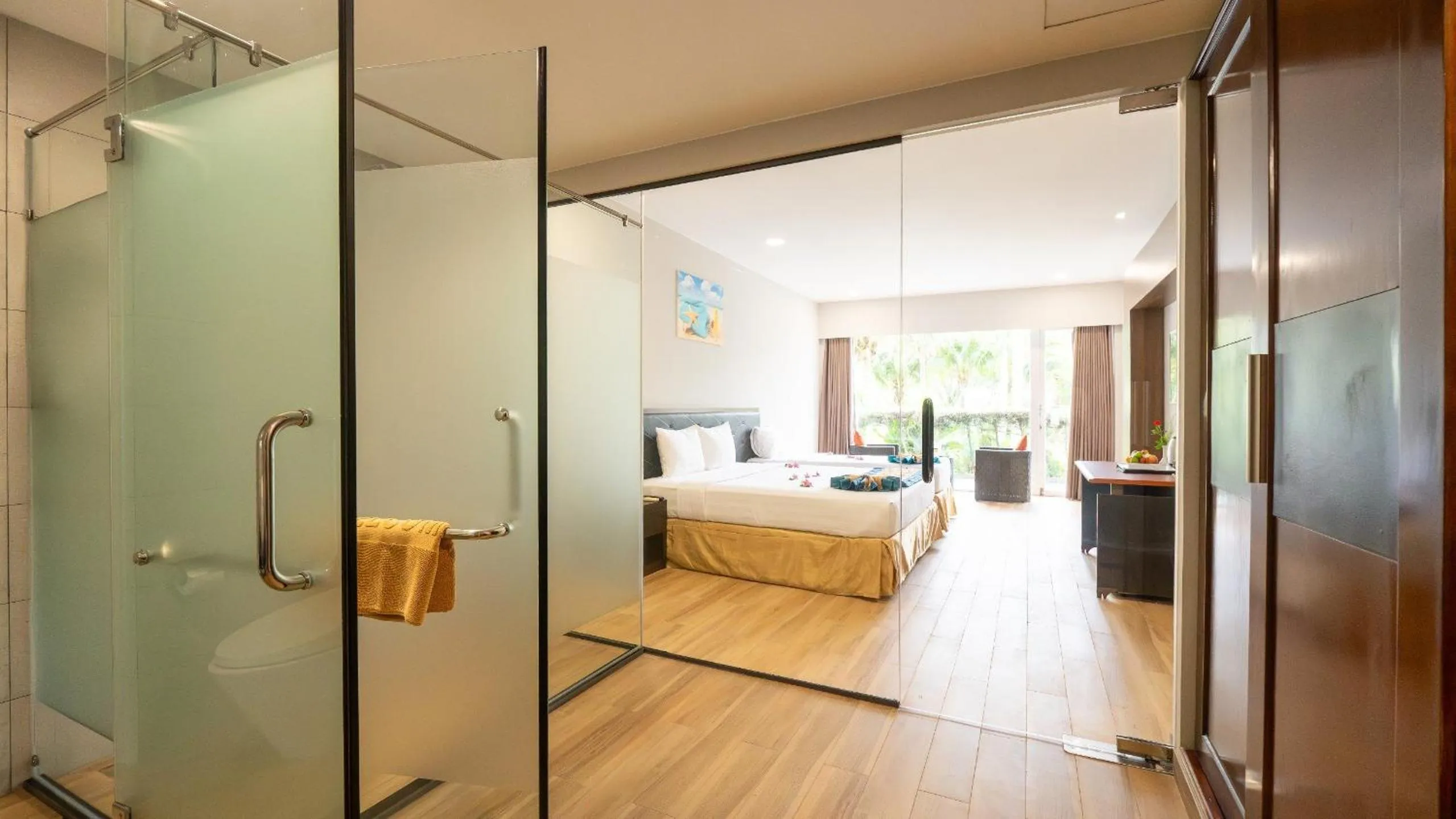 Bedroom, Bed in Sandunes Beach Resort & Spa