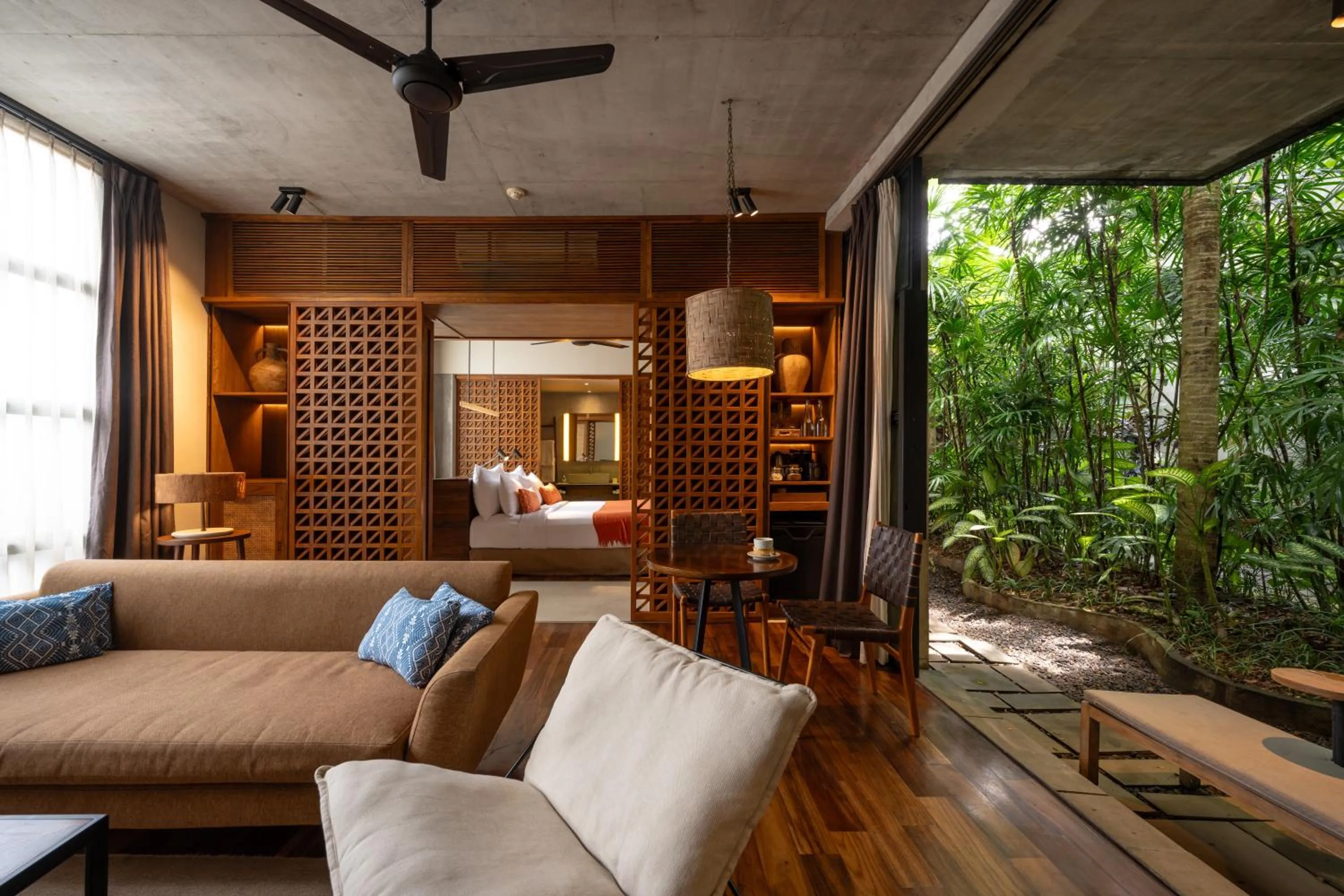 Living room in Bisma Eight Ubud