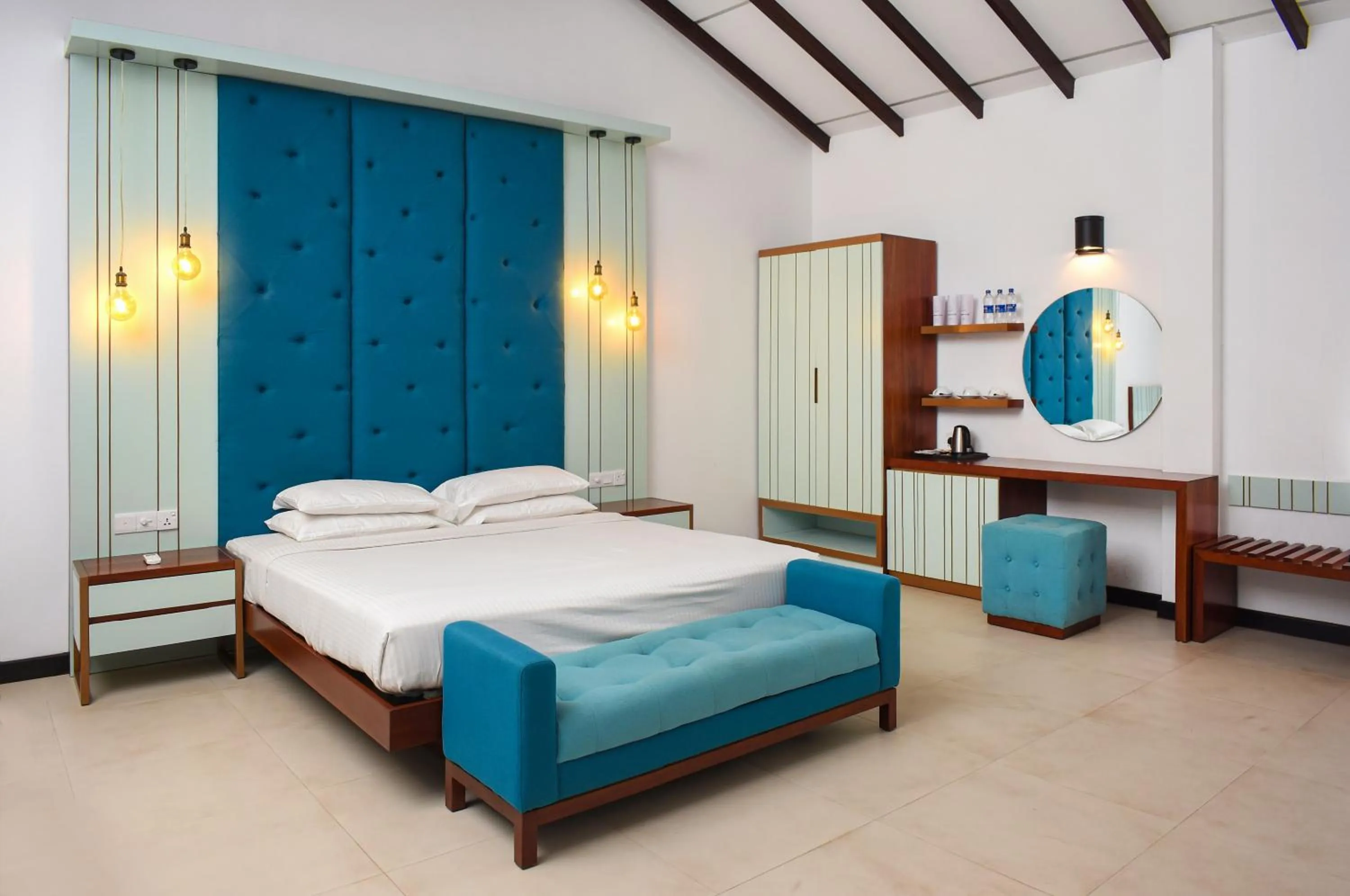 Bed in Joe's Resort Bentota