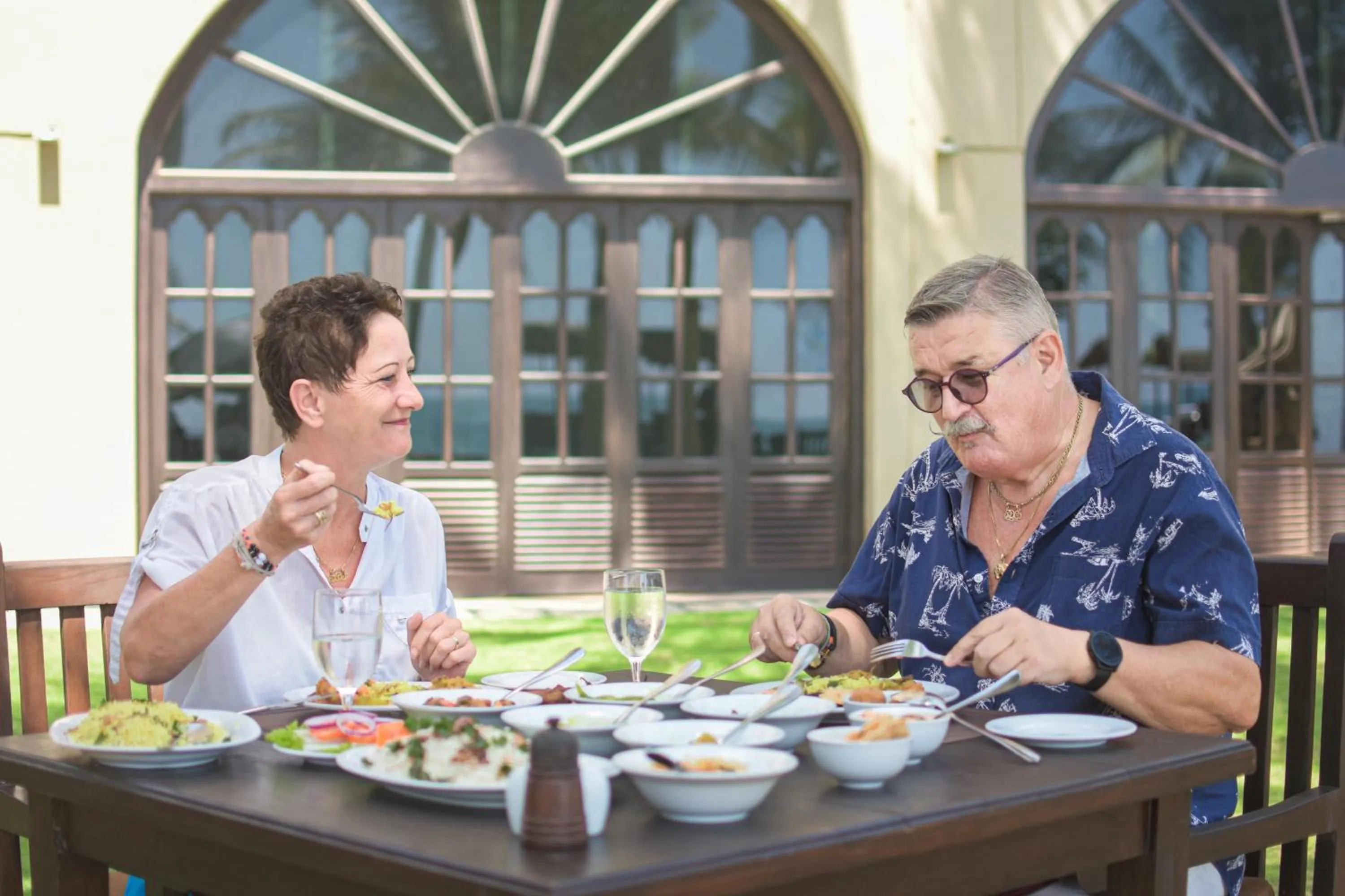 Lunch in Joe's Resort Bentota