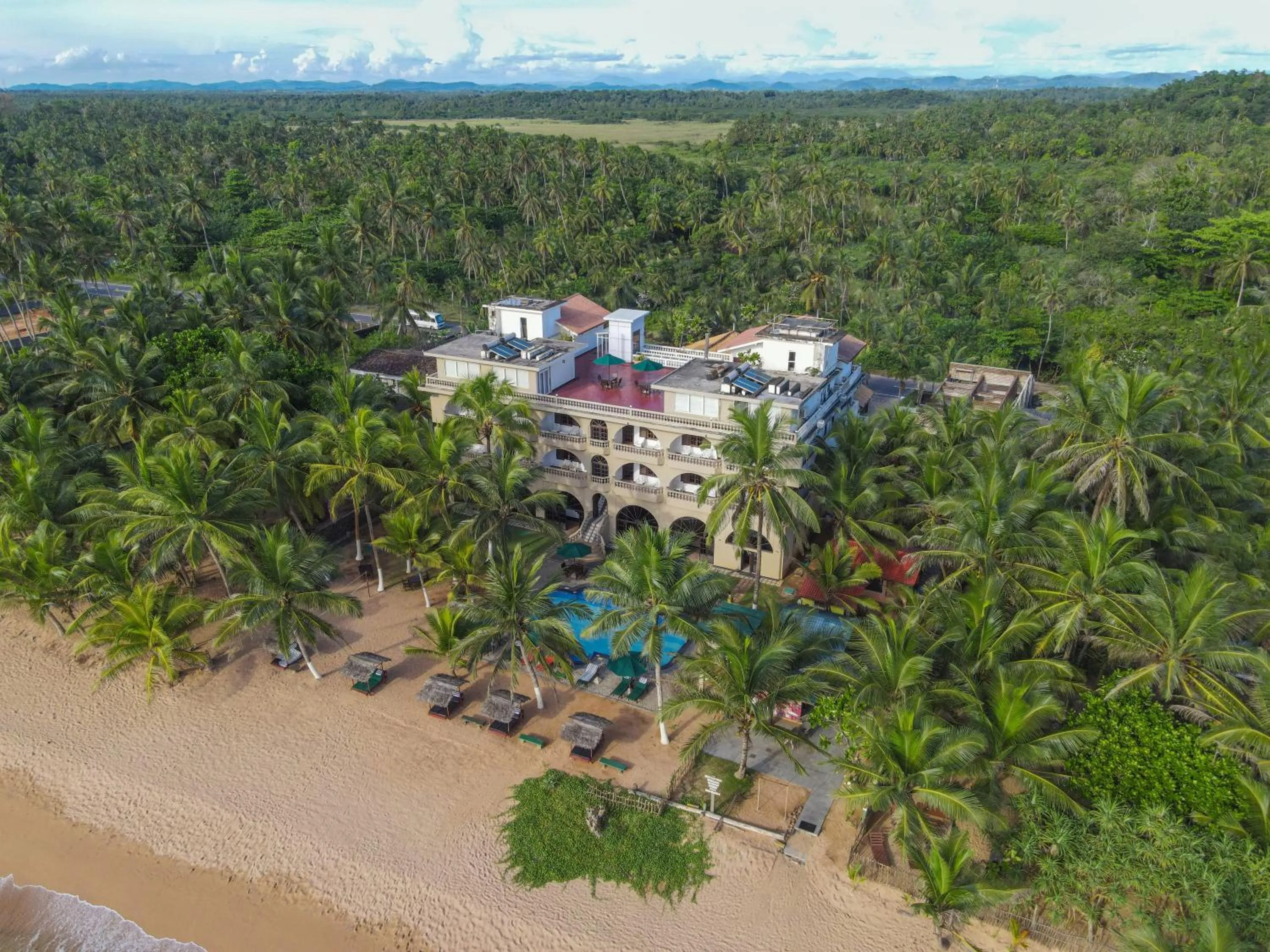 Bird's eye view in Joe's Resort Bentota