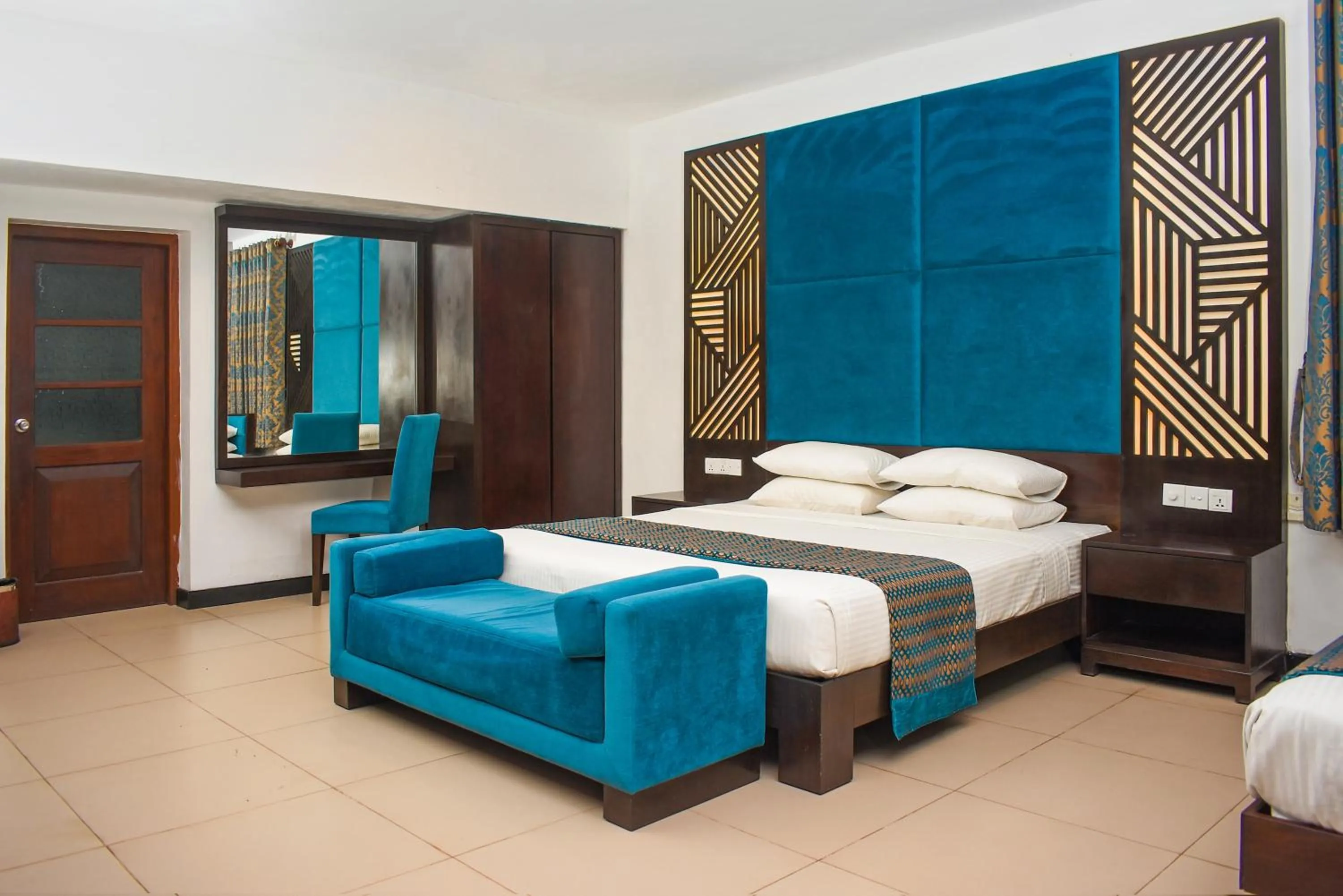 Bed in Joe's Resort Bentota