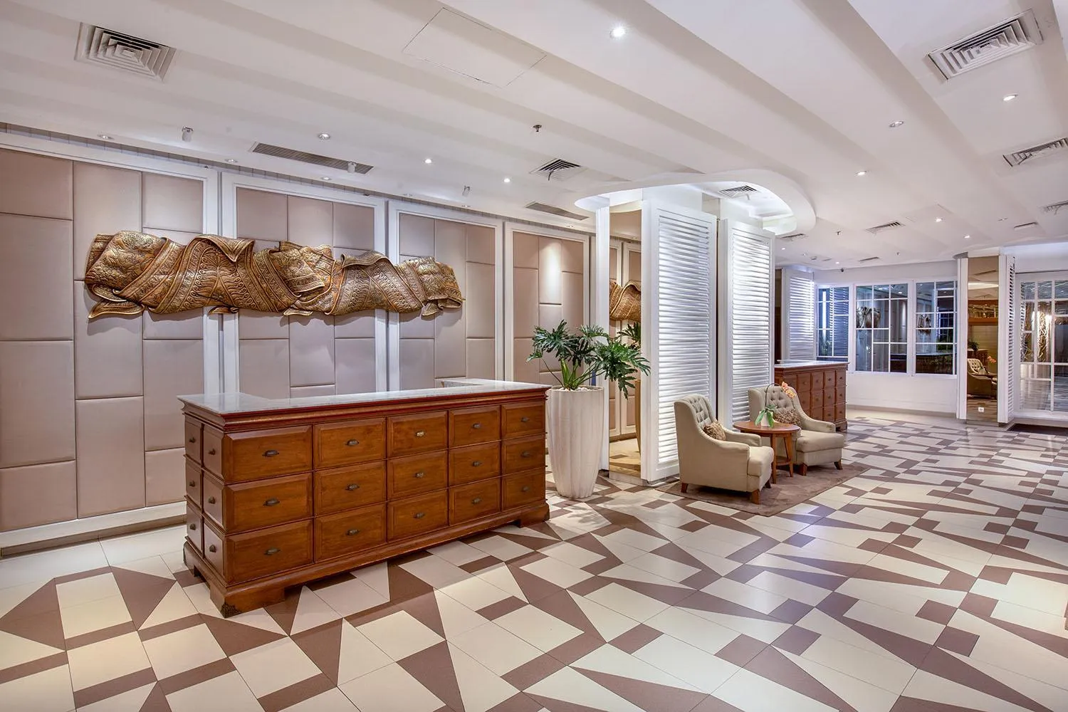 Lobby or reception in THE 1O1 Bogor Suryakancana