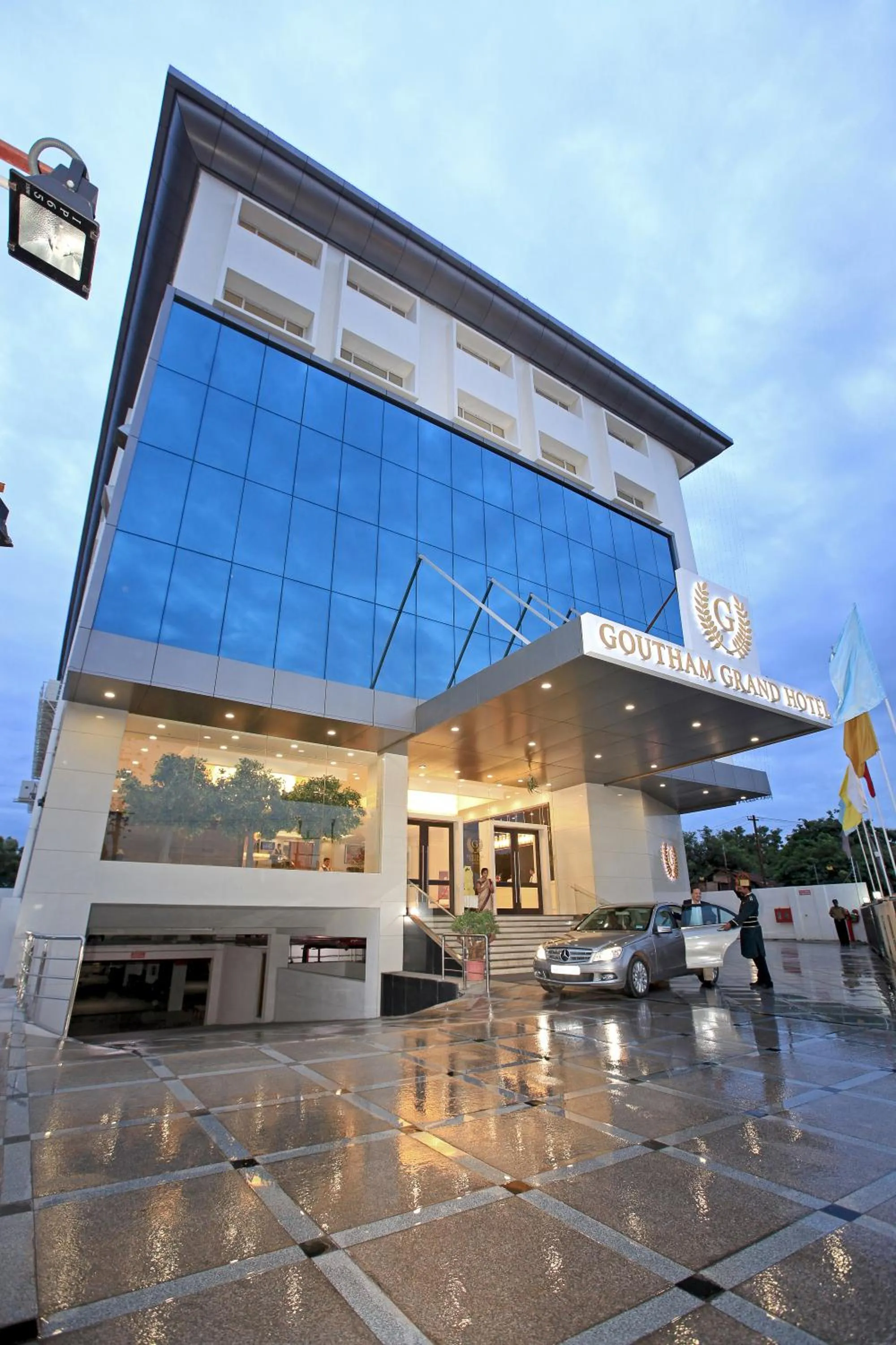 Facade/entrance in Goutham Grand Hotel