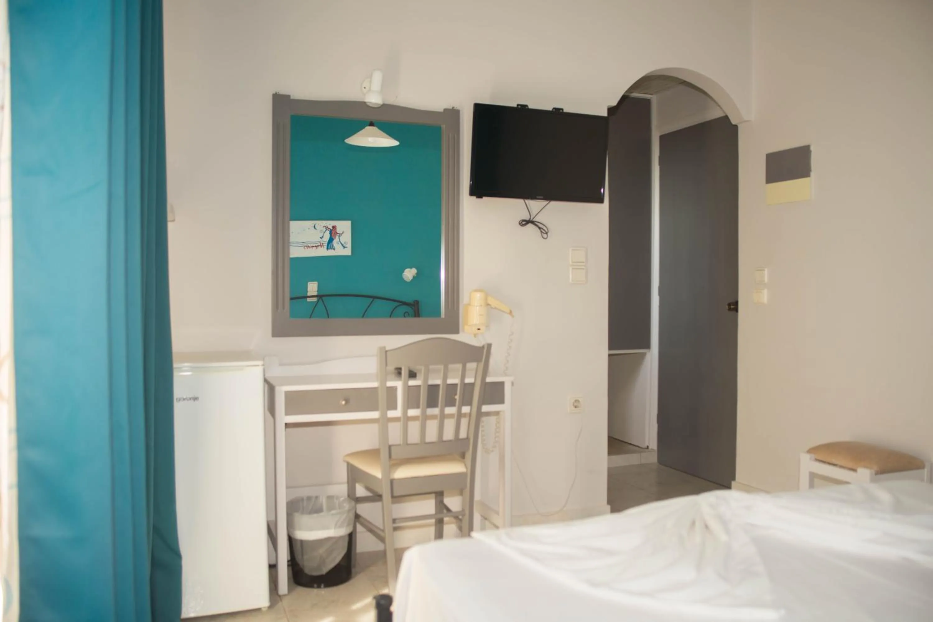 Bed in Nereides Hotel