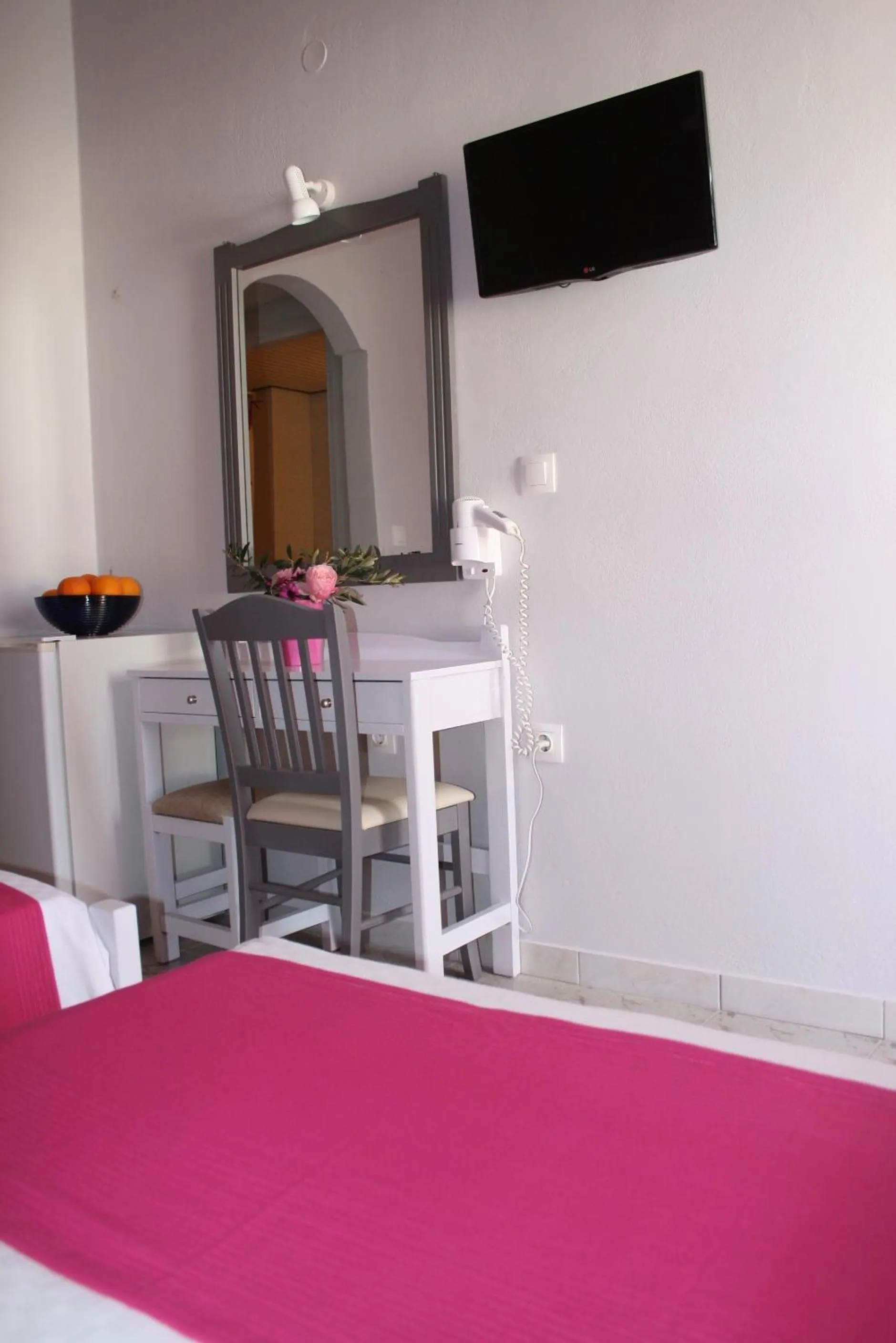 Bed in Nereides Hotel