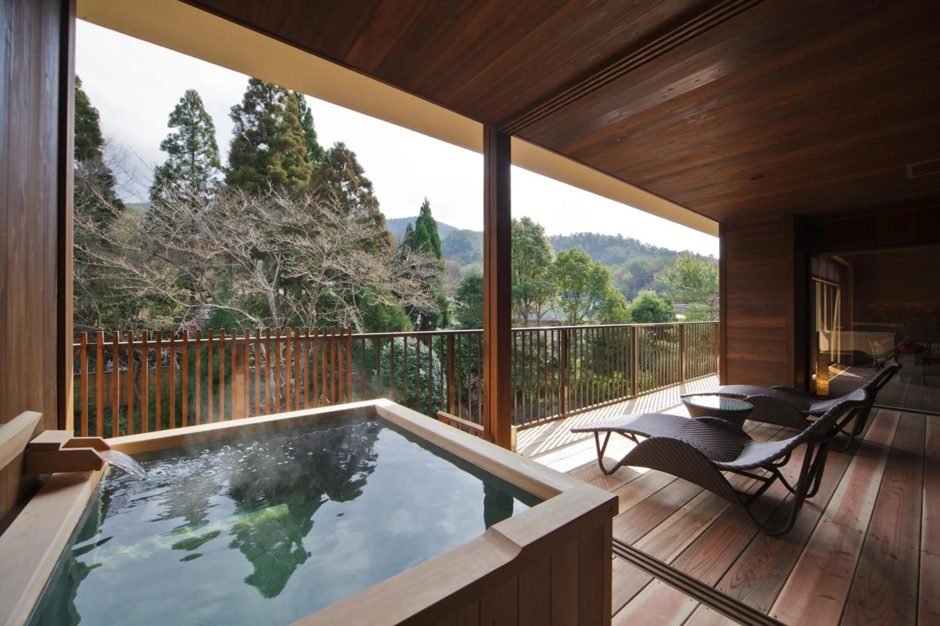 Hot Spring Bath in Kyo Yunohana Resort Suisen
