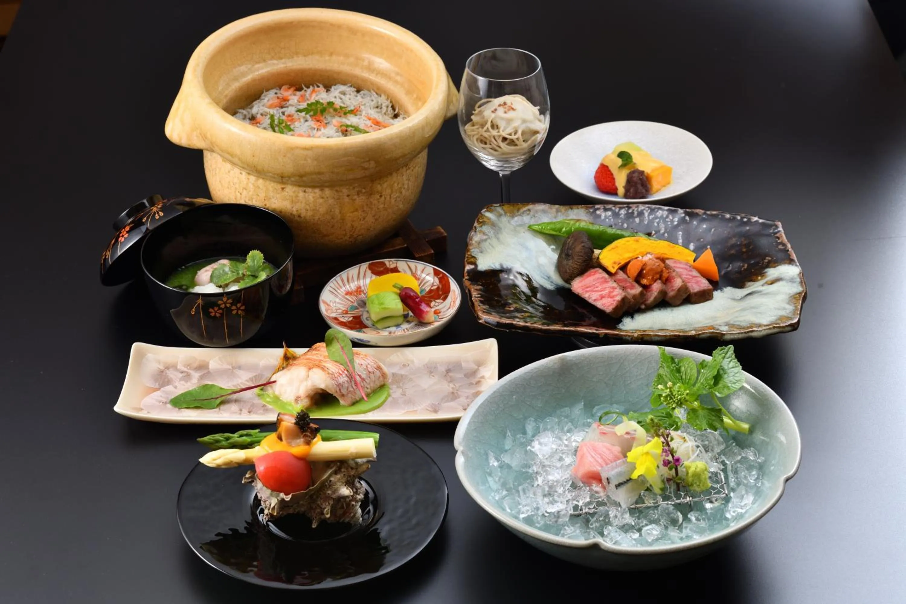 Food close-up in Kyo Yunohana Resort Suisen