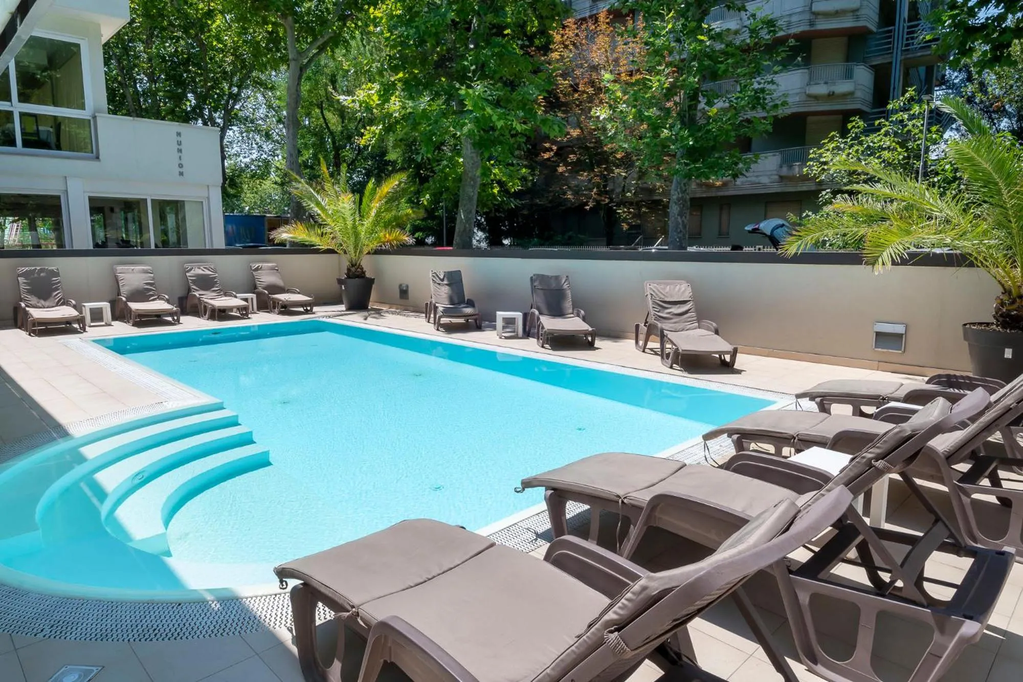 Swimming pool in Union Park Hotel al mare con Piscina - Parcheggio - Spiaggia - A MH Collection Hotels