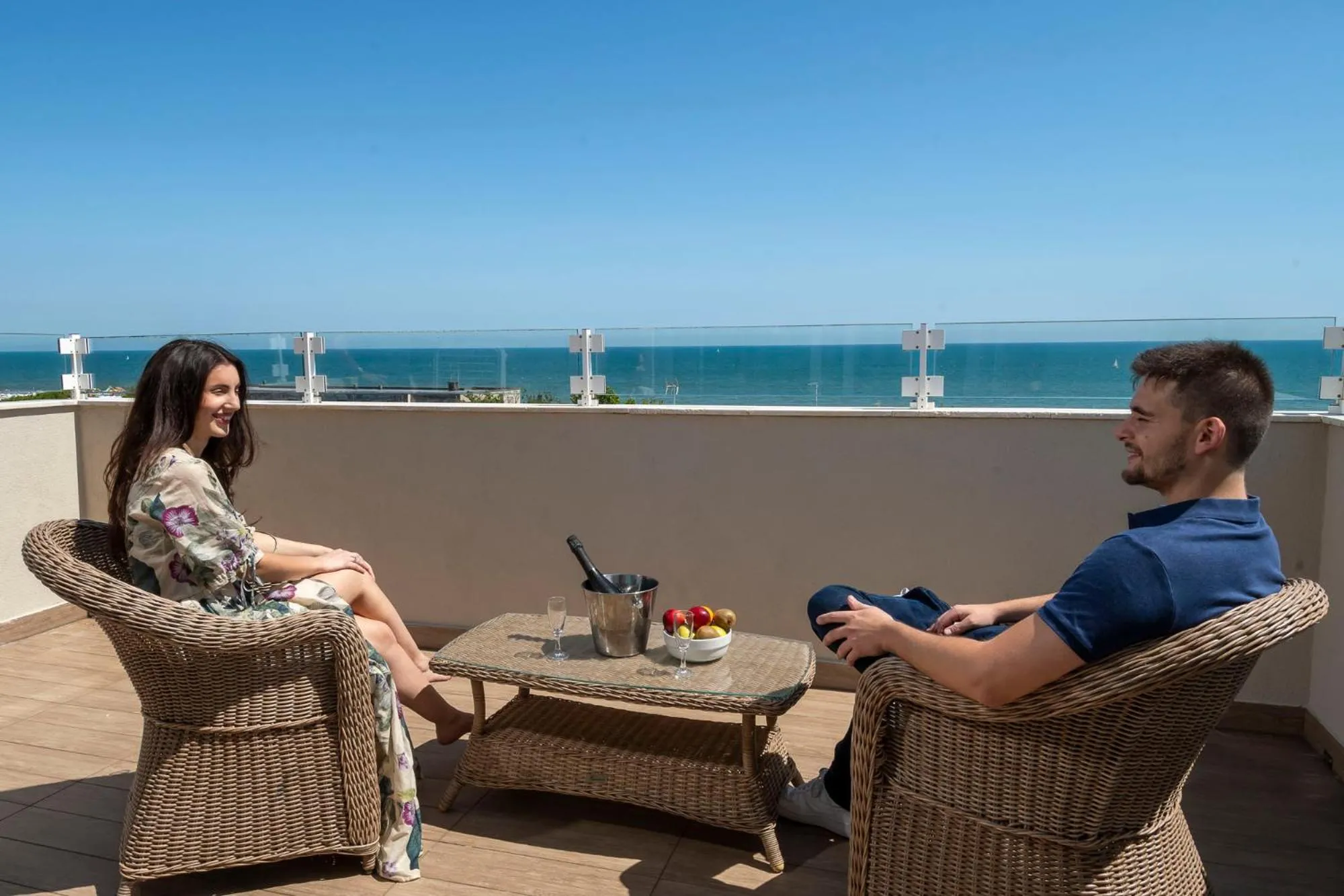 Balcony/Terrace in Union Park Hotel al mare con Piscina - Parcheggio - Spiaggia - A MH Collection Hotels