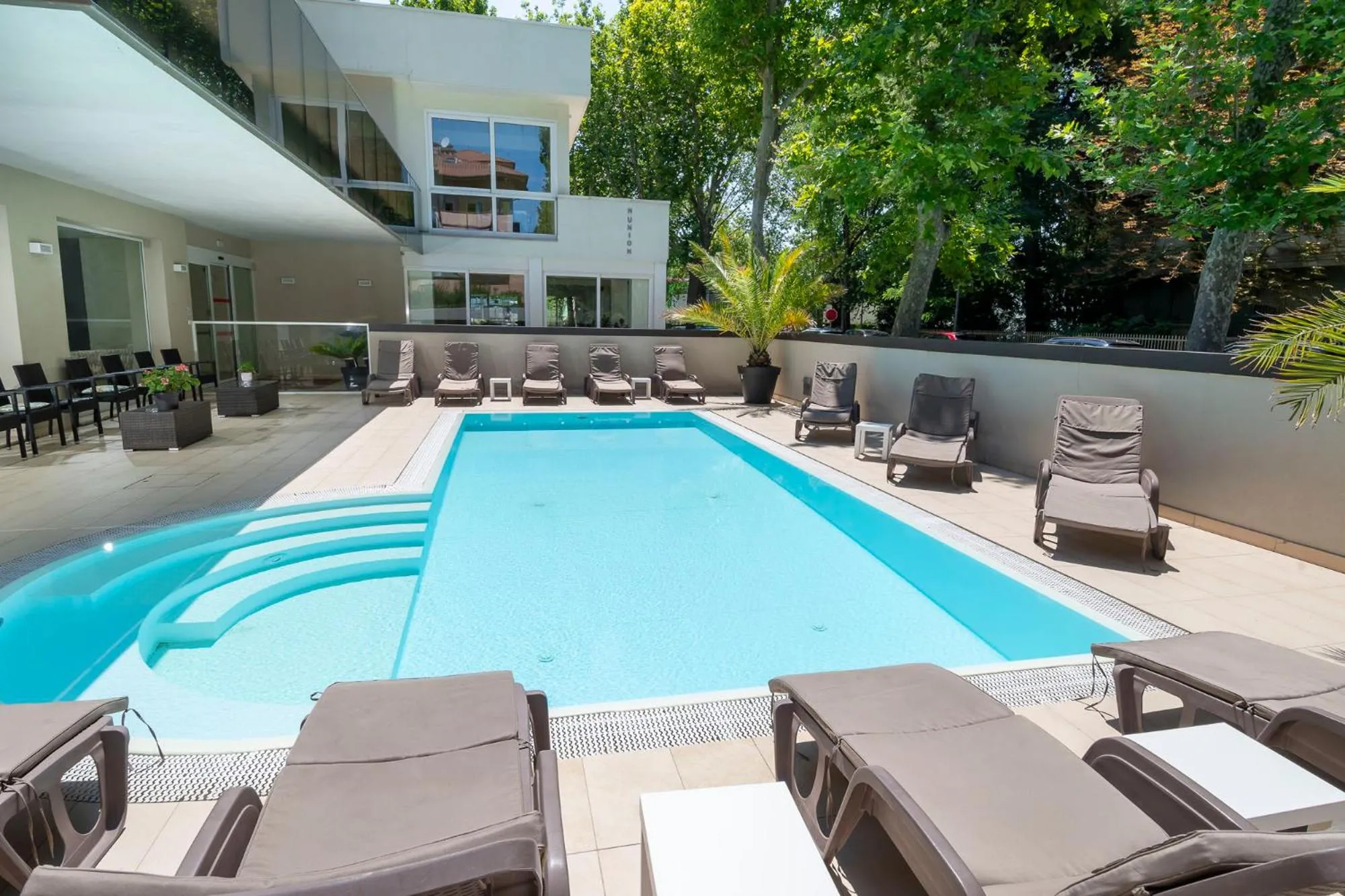 Swimming pool in Union Park Hotel al mare con Piscina - Parcheggio - Spiaggia - A MH Collection Hotels