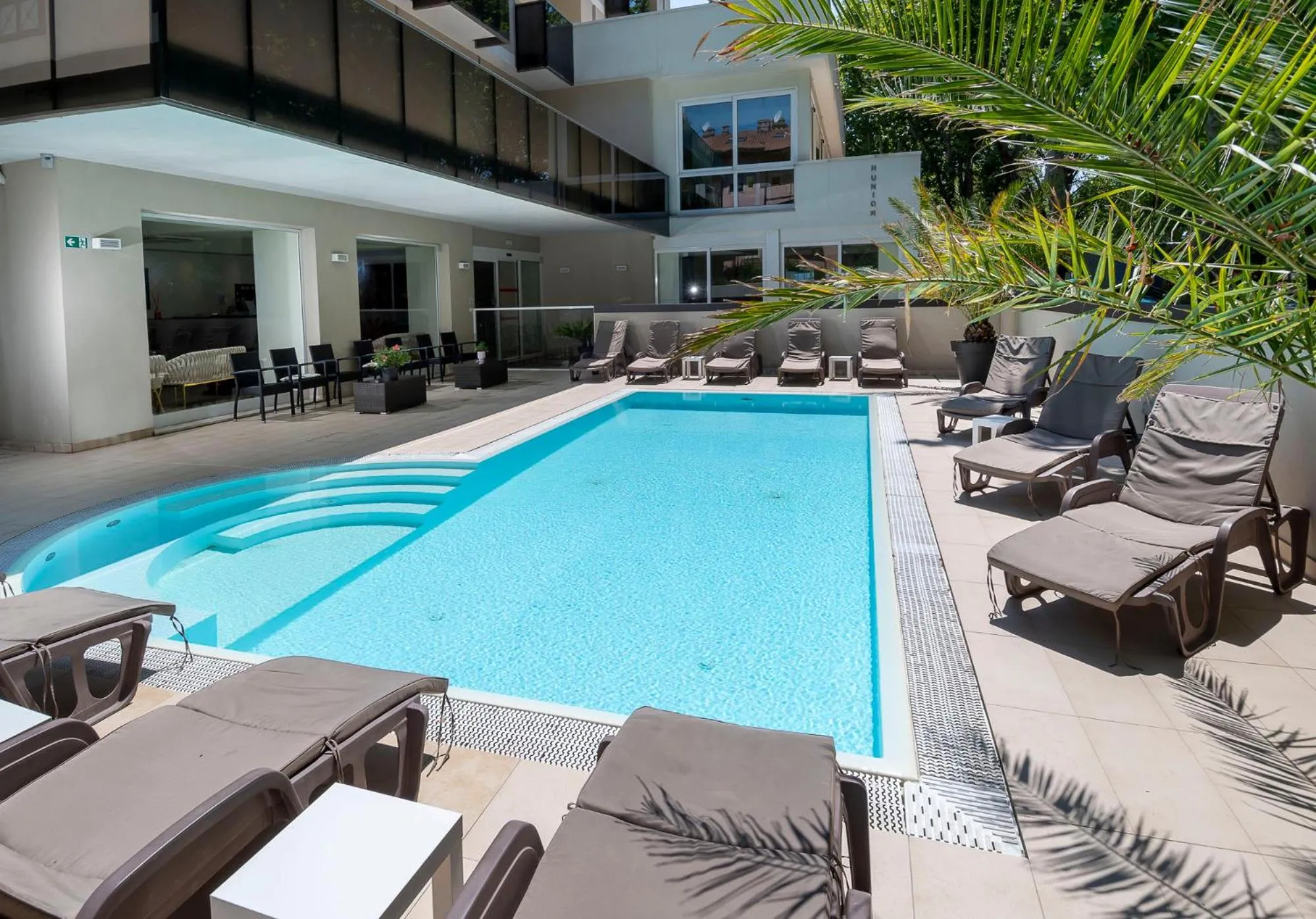 Swimming pool in Union Park Hotel al mare con Piscina - Parcheggio - Spiaggia - A MH Collection Hotels