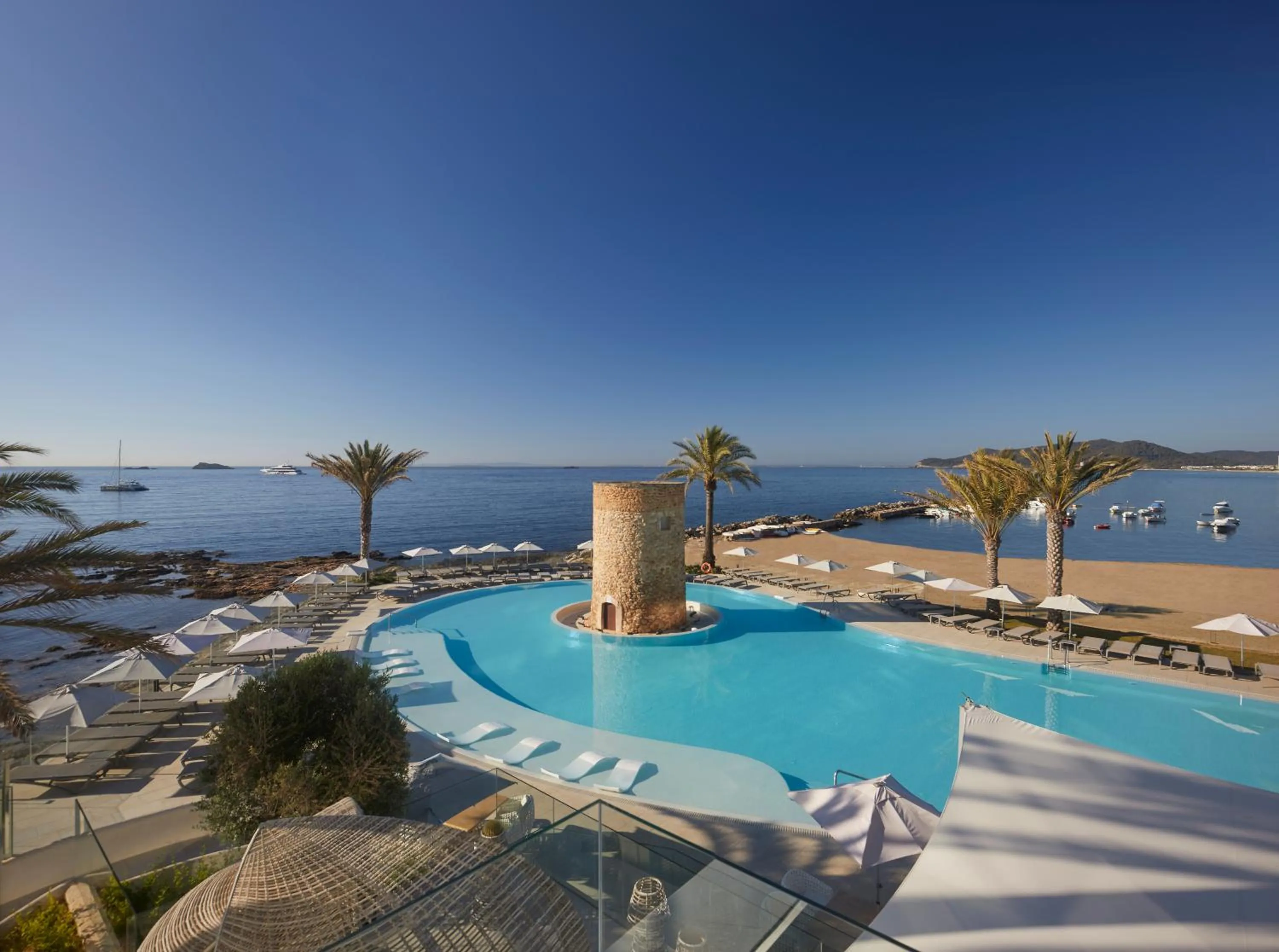 Pool view in Hotel Torre del Mar - Ibiza
